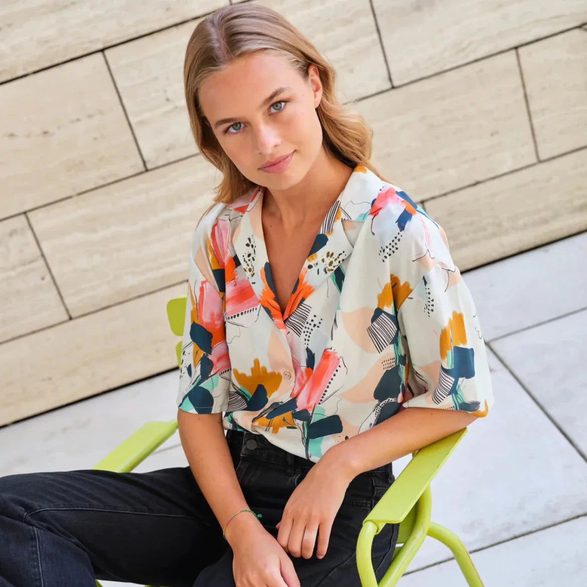 Sewing Kit - Atelier Jupe Este Shirt in Seaglass Viscose