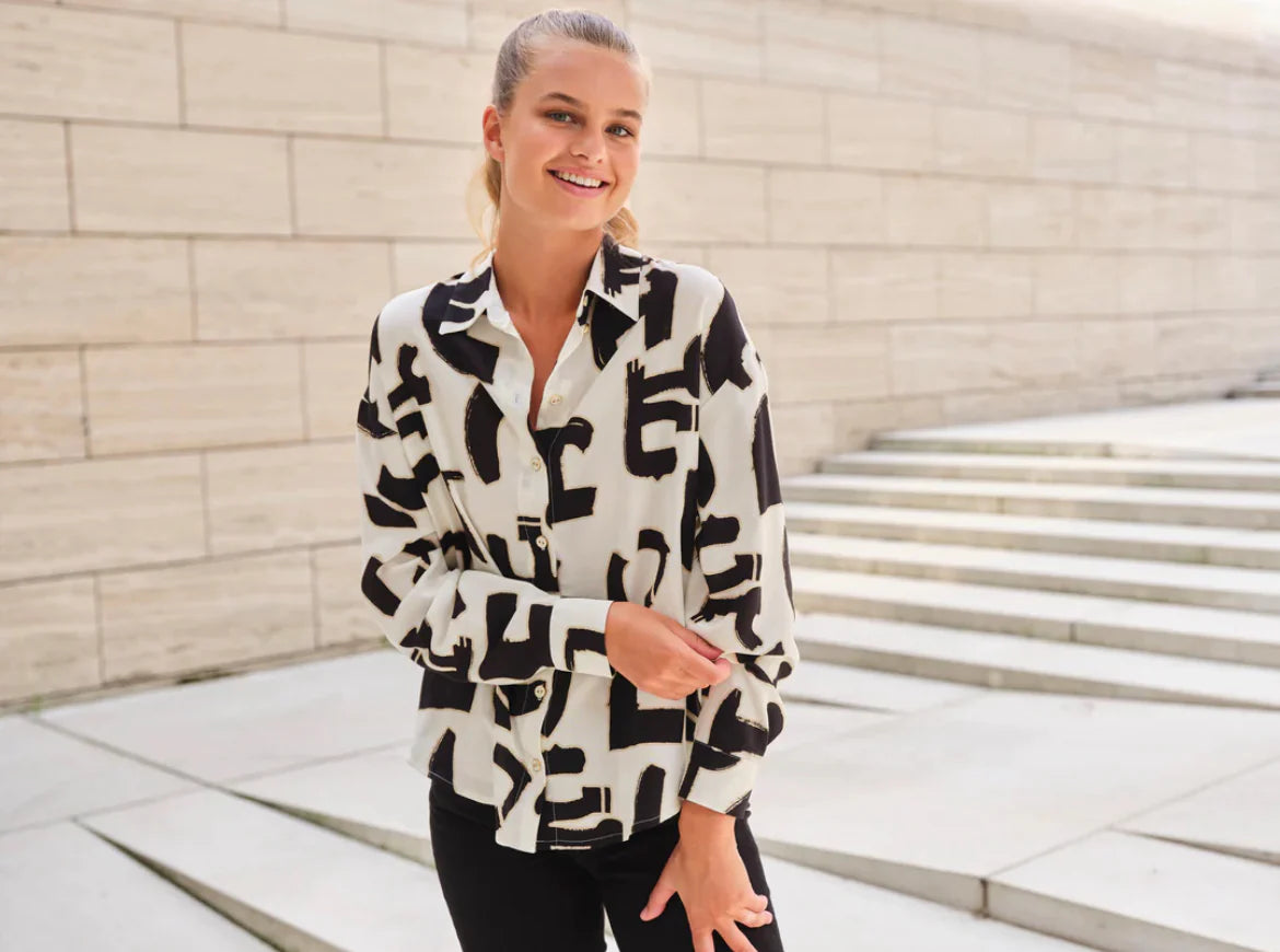 Sewing Kit - Atelier Jupe Este Shirt in Seaglass Viscose