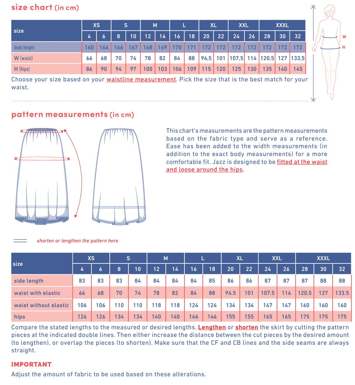Fibre Mood - JAZZ Skirt Sewing Pattern