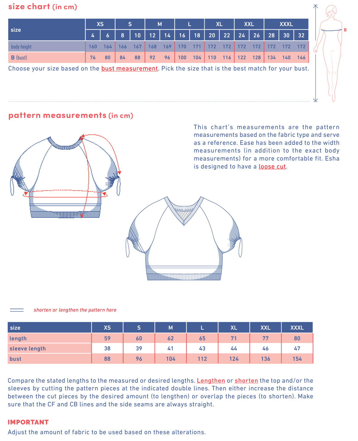 Fibre Mood - ESHA Sweater Sewing Pattern