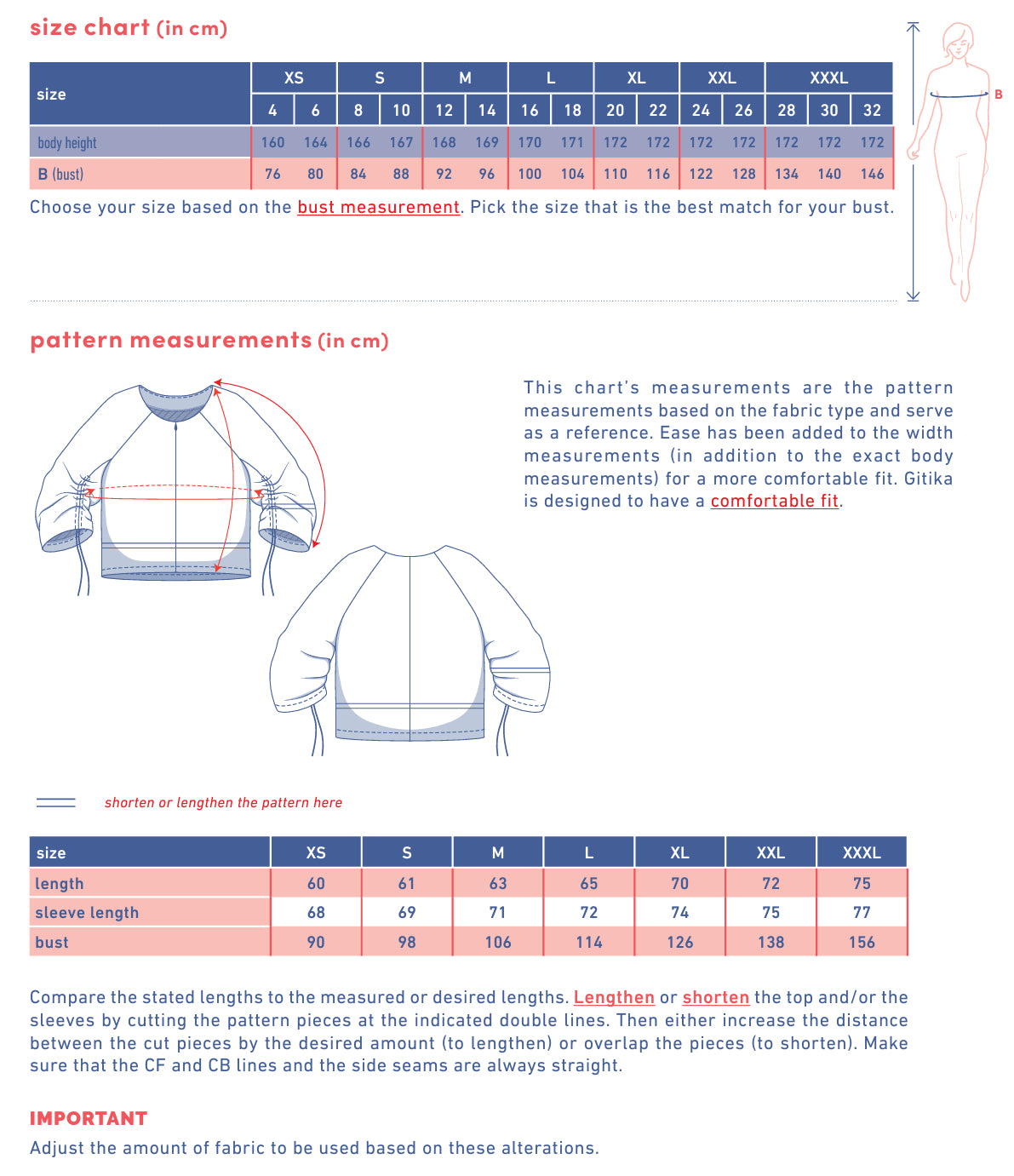 Fibre Mood - GITIKA Sweater Sewing Pattern