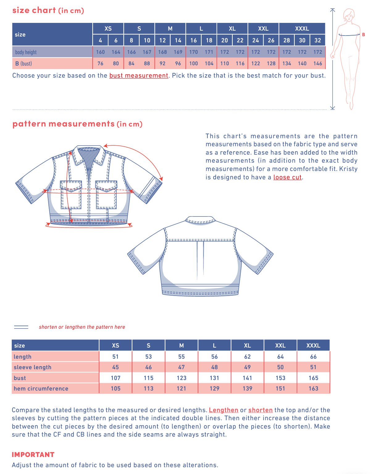 Fibre Mood - KRISTY Shirt Sewing Pattern