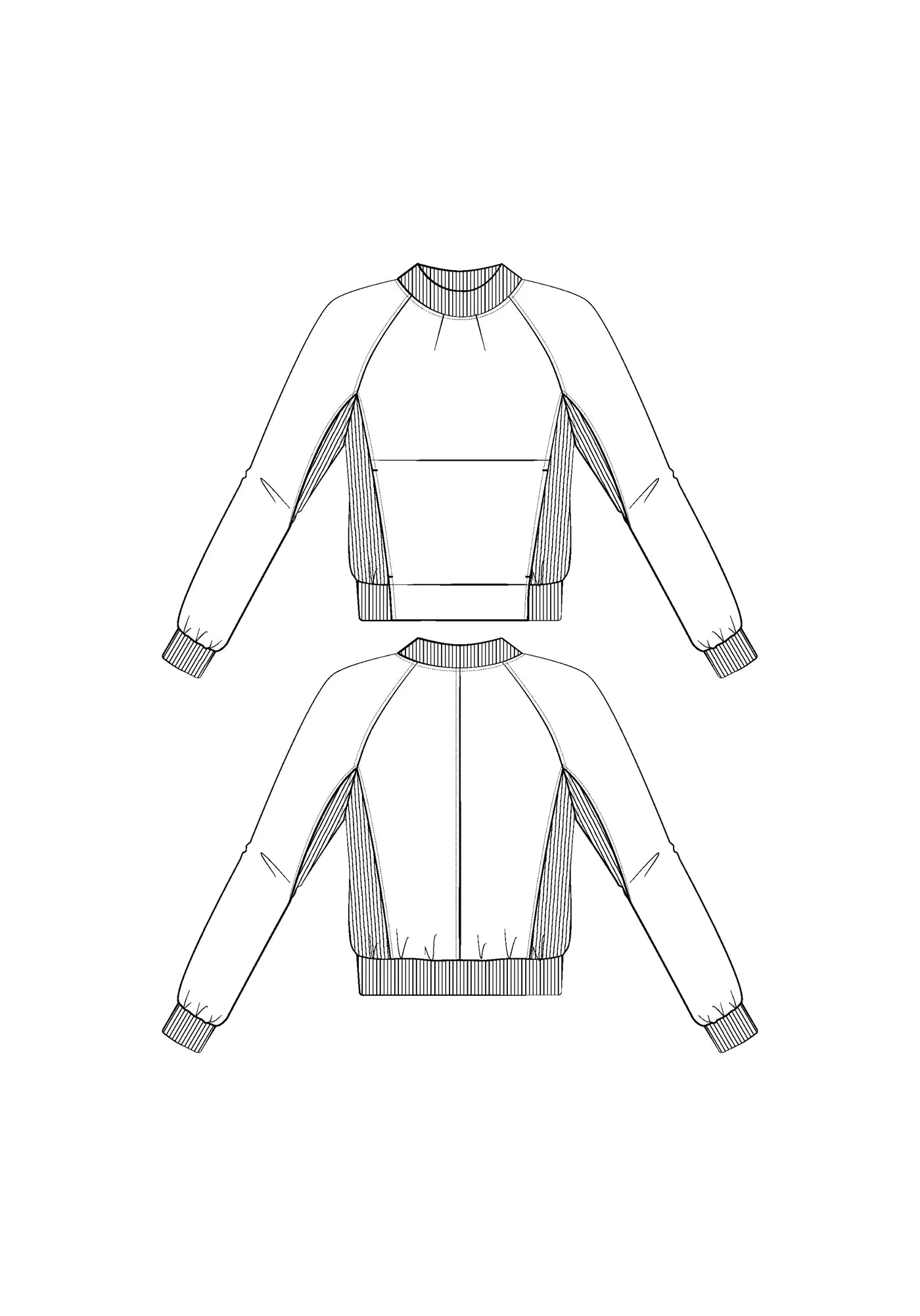Maison Fauve - RESSAC Sweatshirt Sewing Pattern