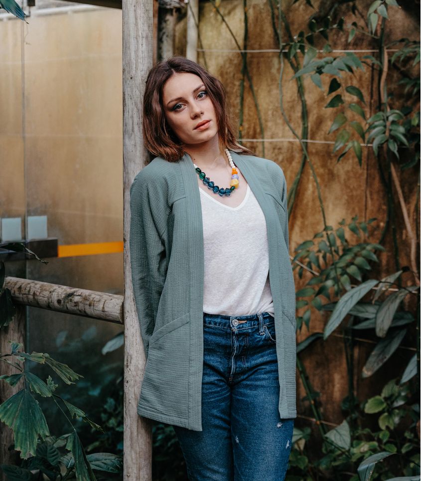 Sewing Kit - Cousette Matchette Cardigan in Diamond Quilted Jersey (multiple colours)