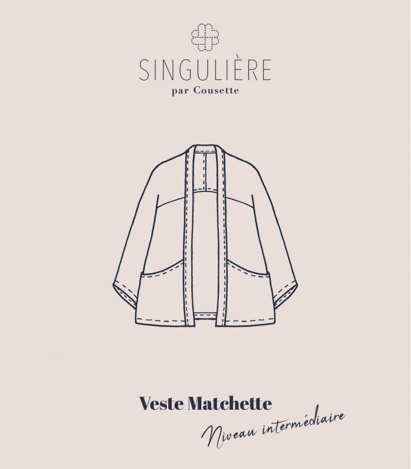 Sewing Kit - Cousette Matchette Cardigan in Diamond Quilted Jersey (multiple colours)