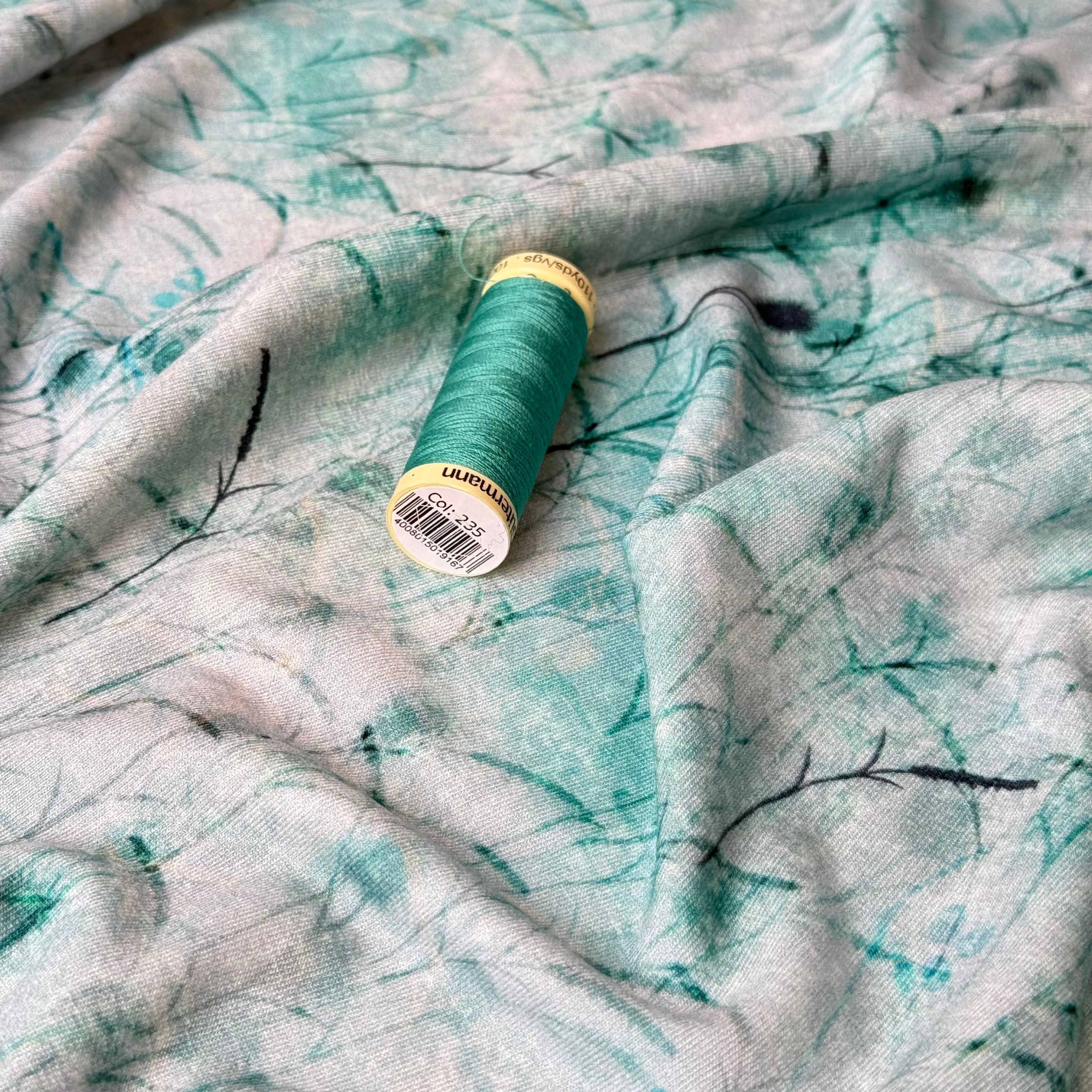Danish Design - Aqua Plants ECOVERVO™ Viscose Jersey