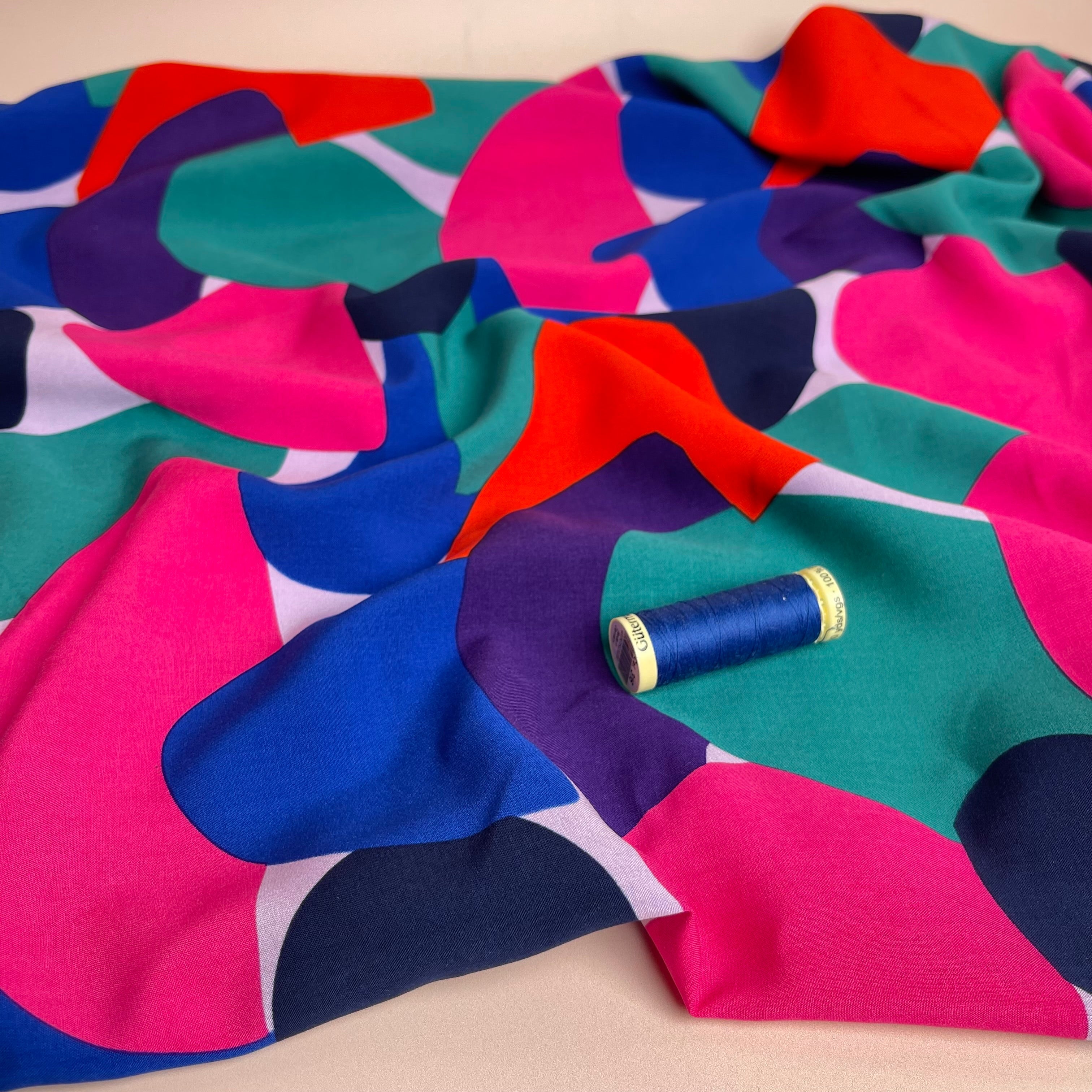 Make an Outfit Colour Bundle - Rockpool EcoVero Viscose with Cobalt Washed Cotton