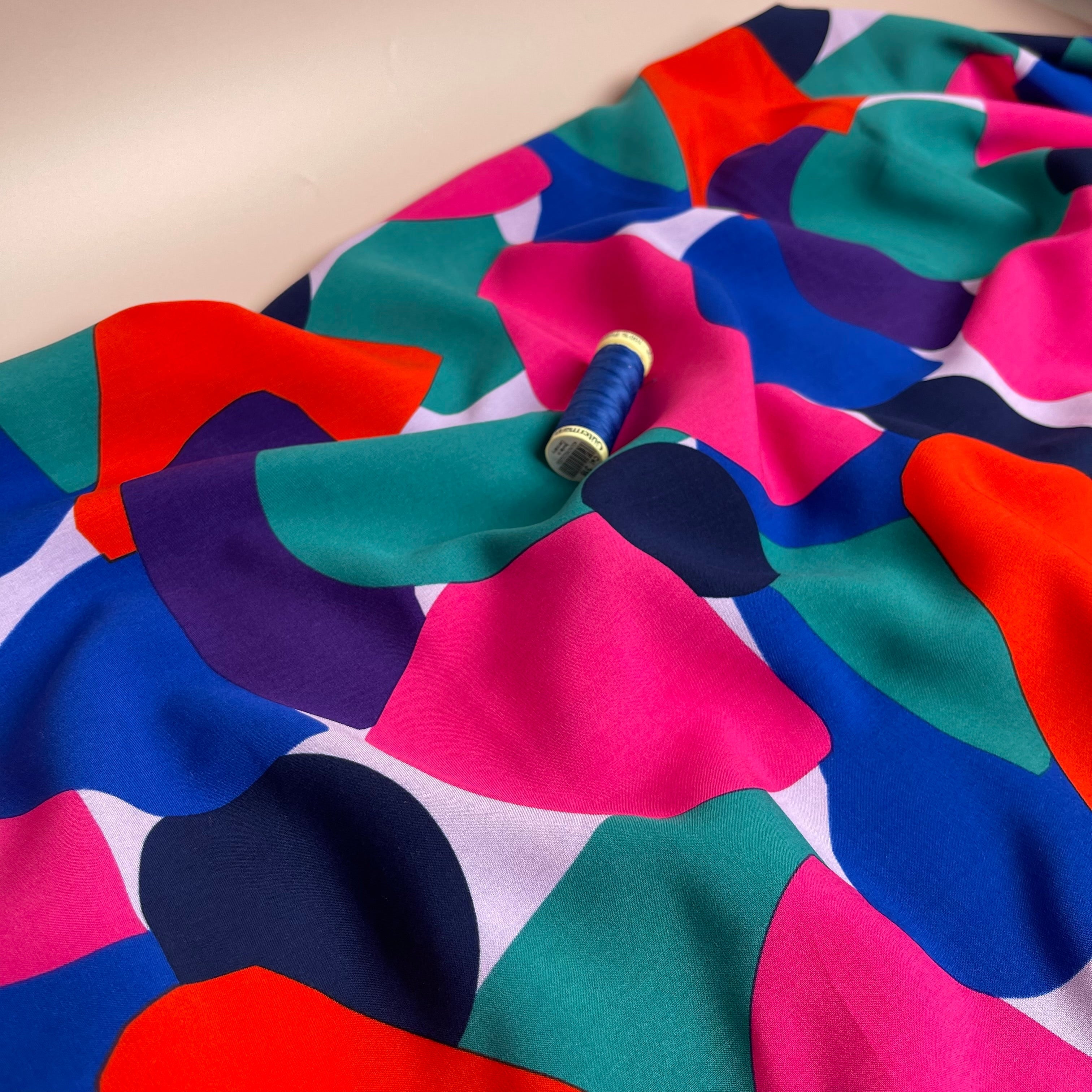 Make an Outfit Colour Bundle - Rockpool EcoVero Viscose with Cobalt Washed Cotton