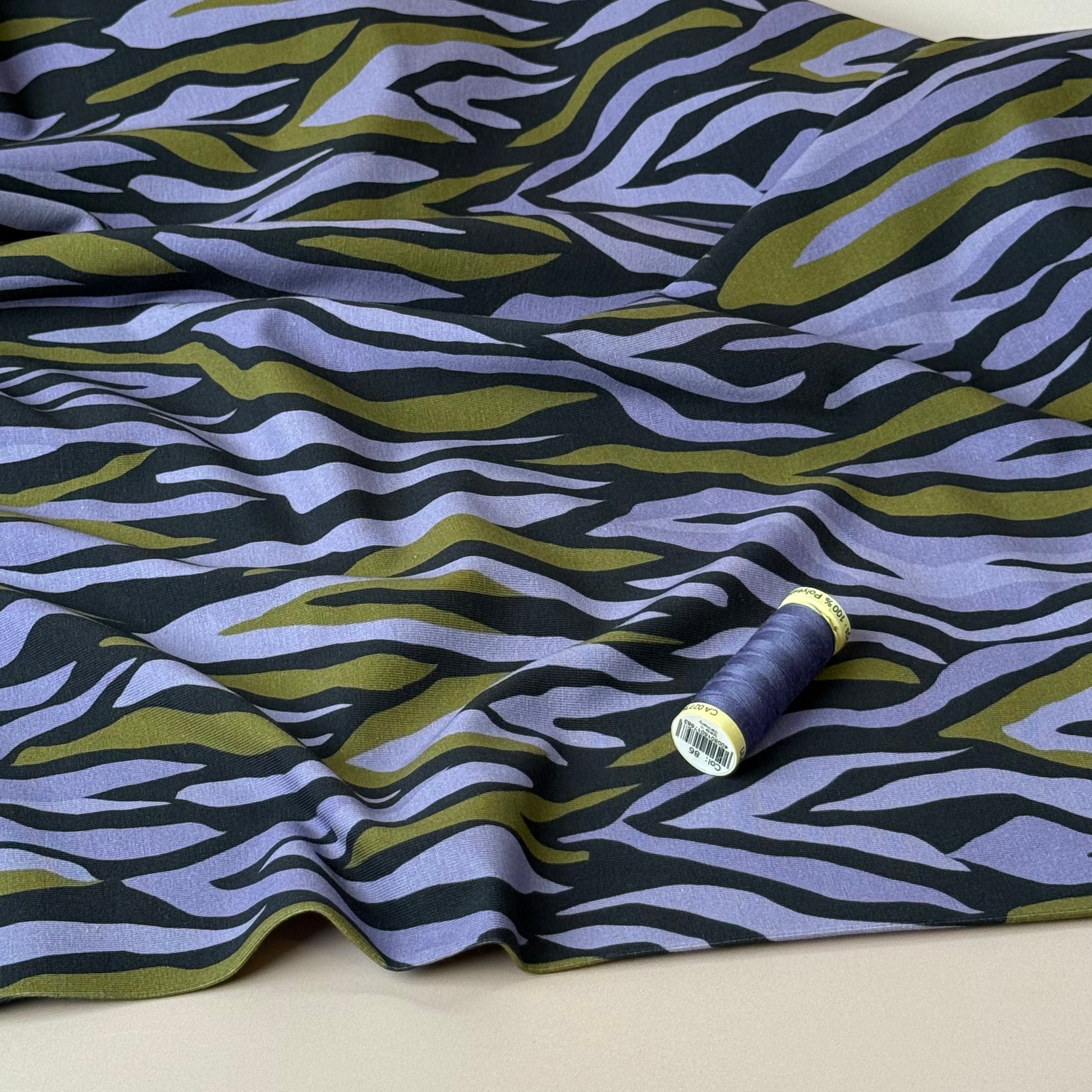 Danish Design - Willow Foliage Lilac Cotton Jersey