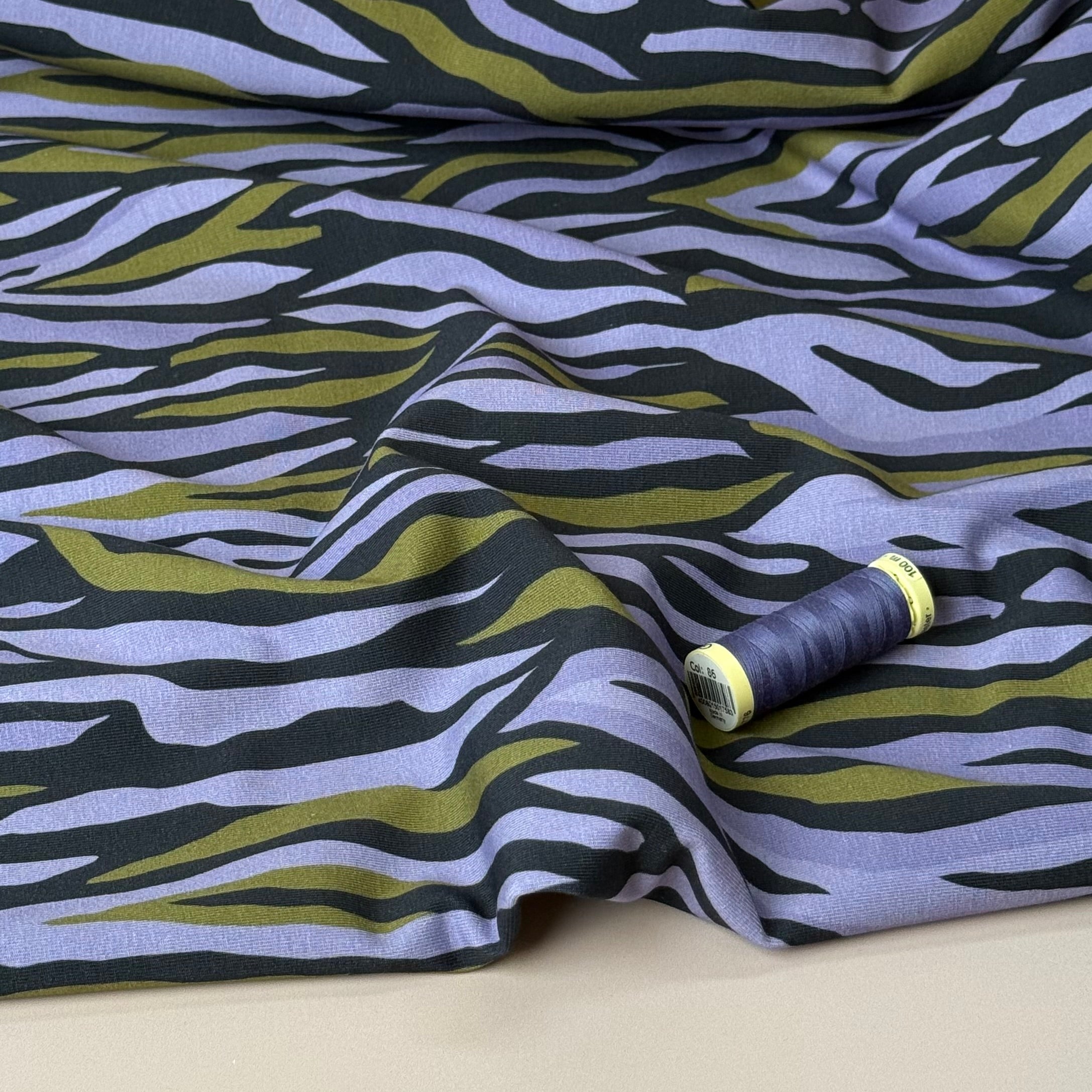 Danish Design - Willow Foliage Lilac Cotton Jersey
