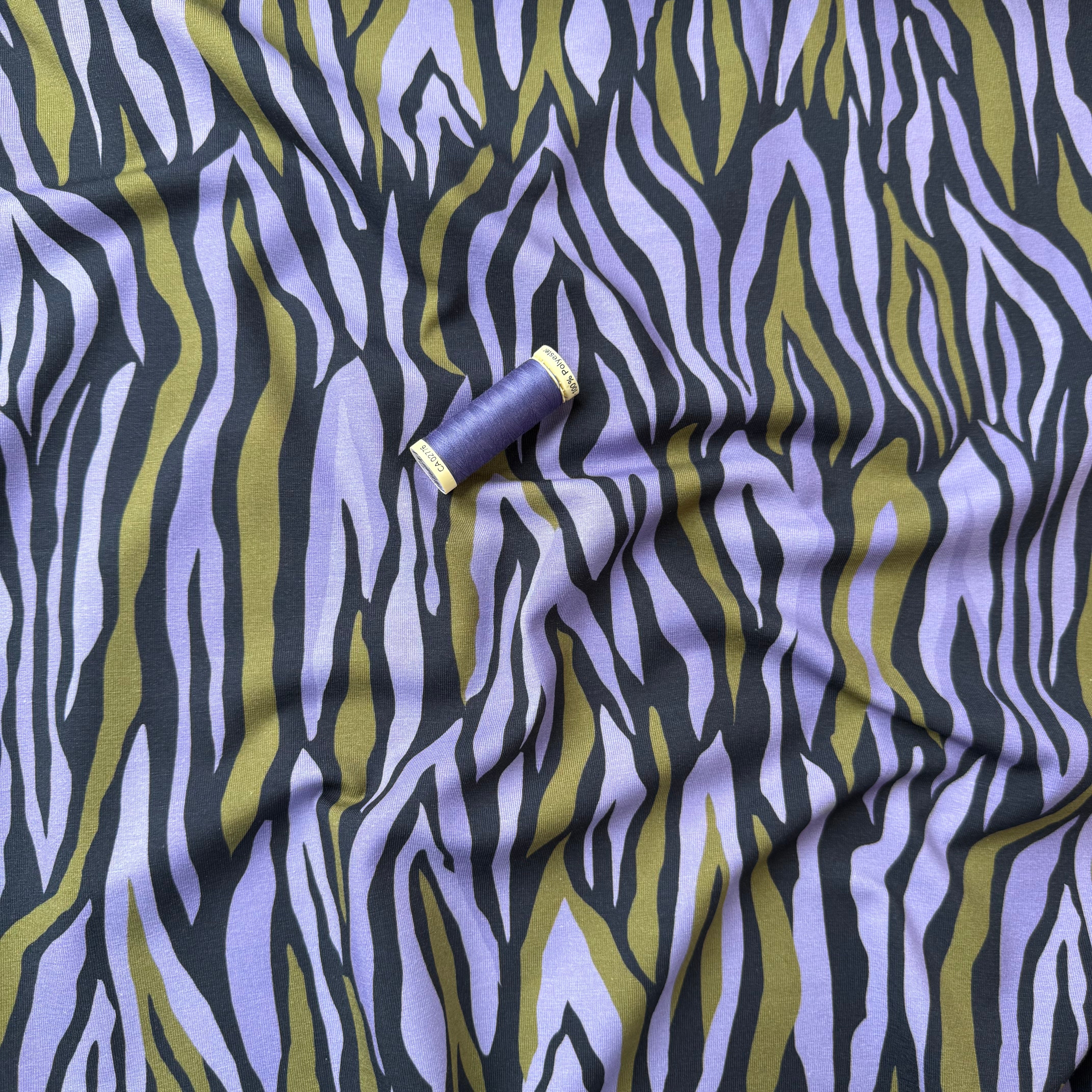 Danish Design - Willow Foliage Lilac Cotton Jersey
