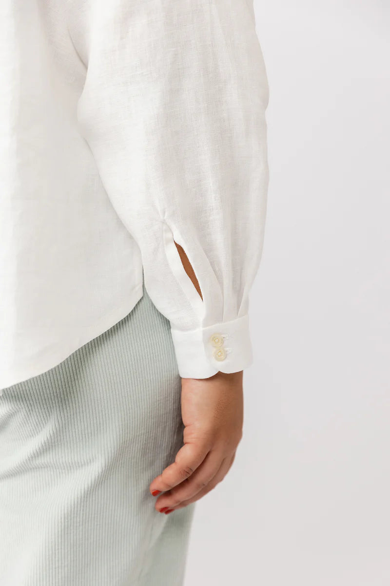 Sewing Kit - Silmu Shirt in Mediterranian Lemons Cotton Lawn