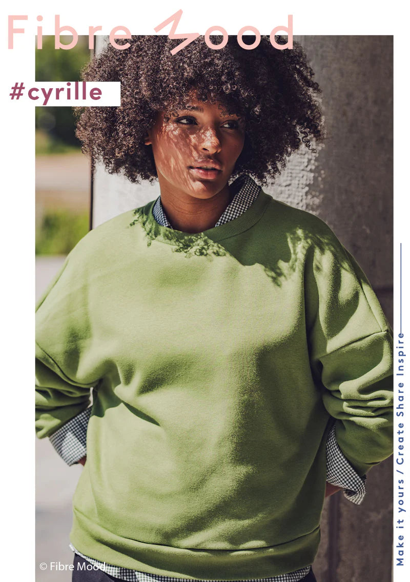 Fibre Mood - CYRILLE & CHICKU Sweater Sewing Pattern 2 in 1