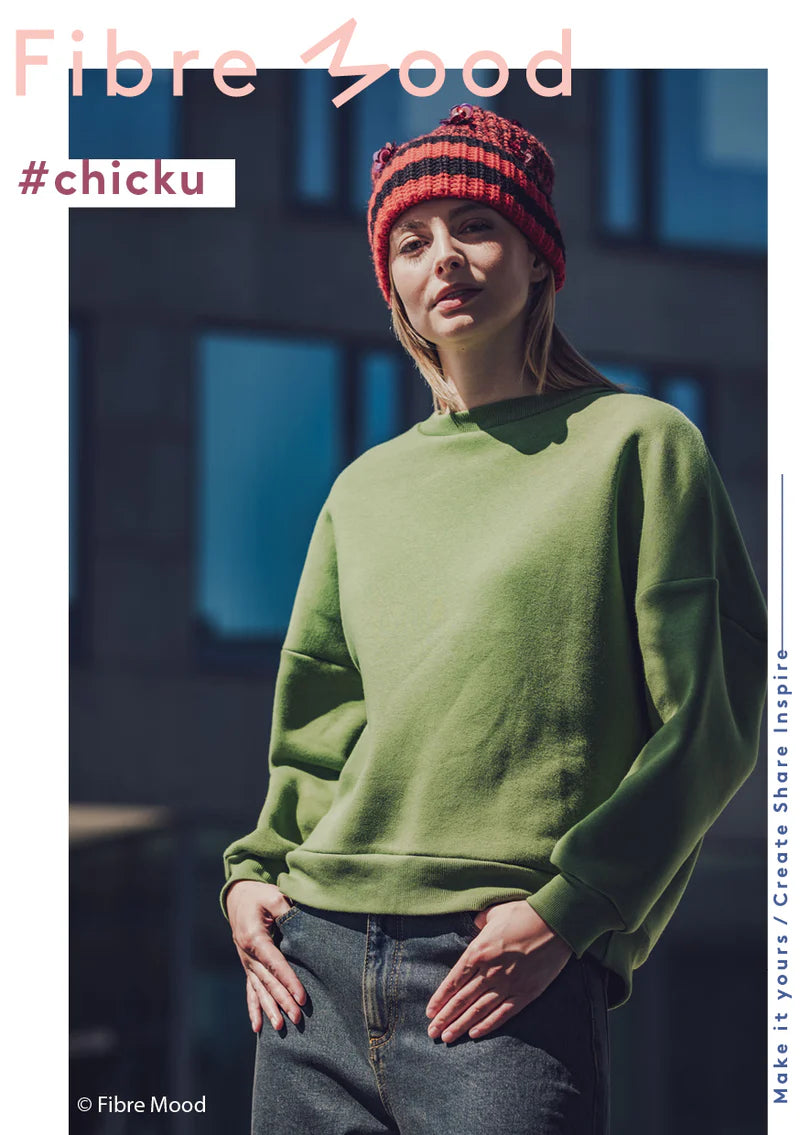 Fibre Mood - CYRILLE & CHICKU Sweater Sewing Pattern 2 in 1