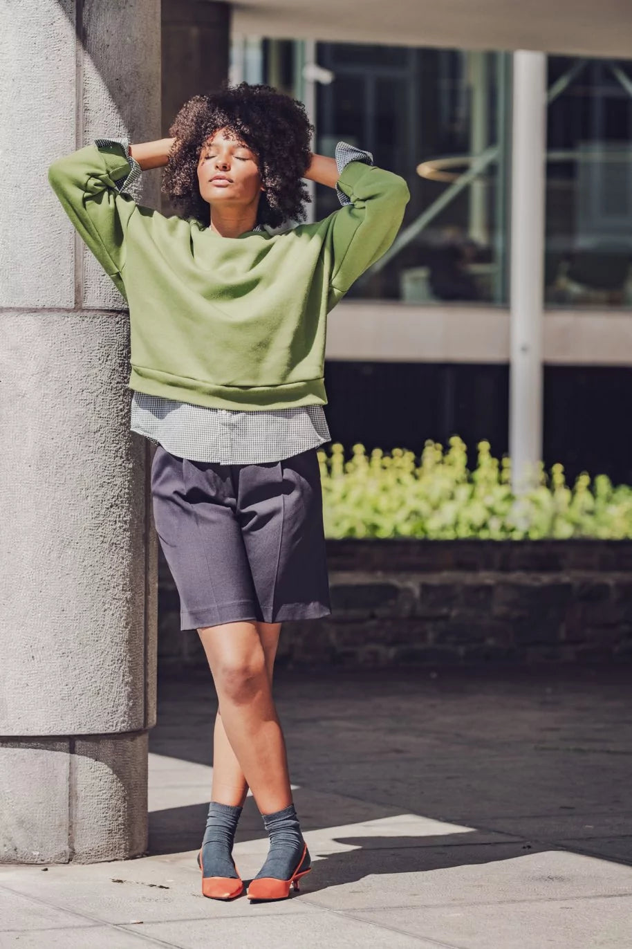 Fibre Mood - CYRILLE & CHICKU Sweater Sewing Pattern 2 in 1