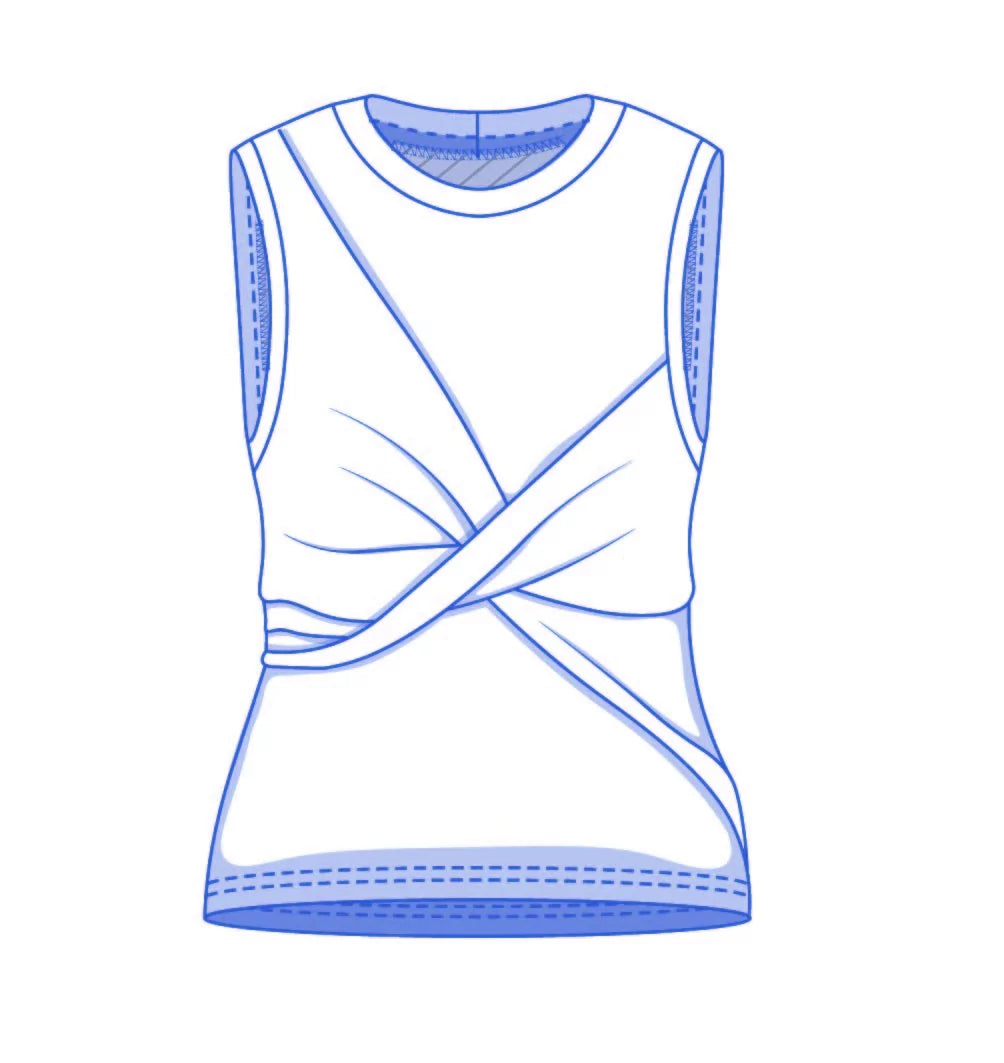 Fibre Mood - THALIA & TIANY Top Sewing Pattern 2 in 1