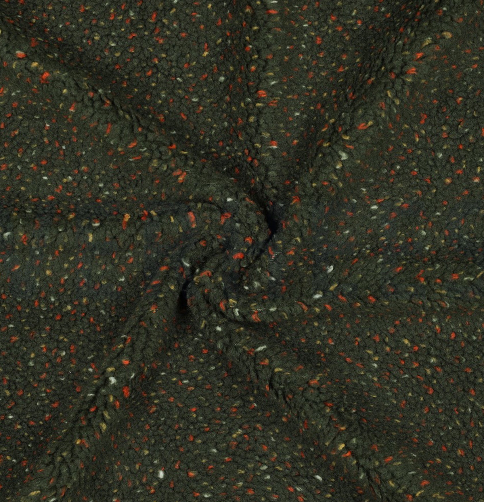 Speckles Forest Green Teddy Coating Fabric