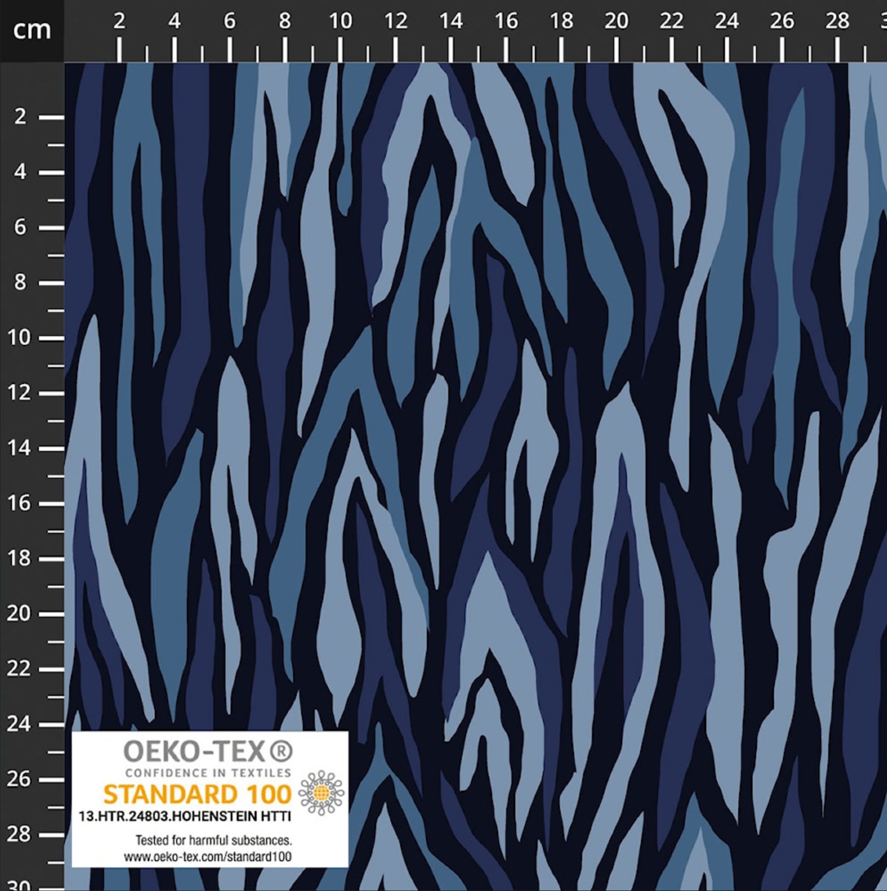 Danish Design - Willow Foliage Blue Cotton Jersey