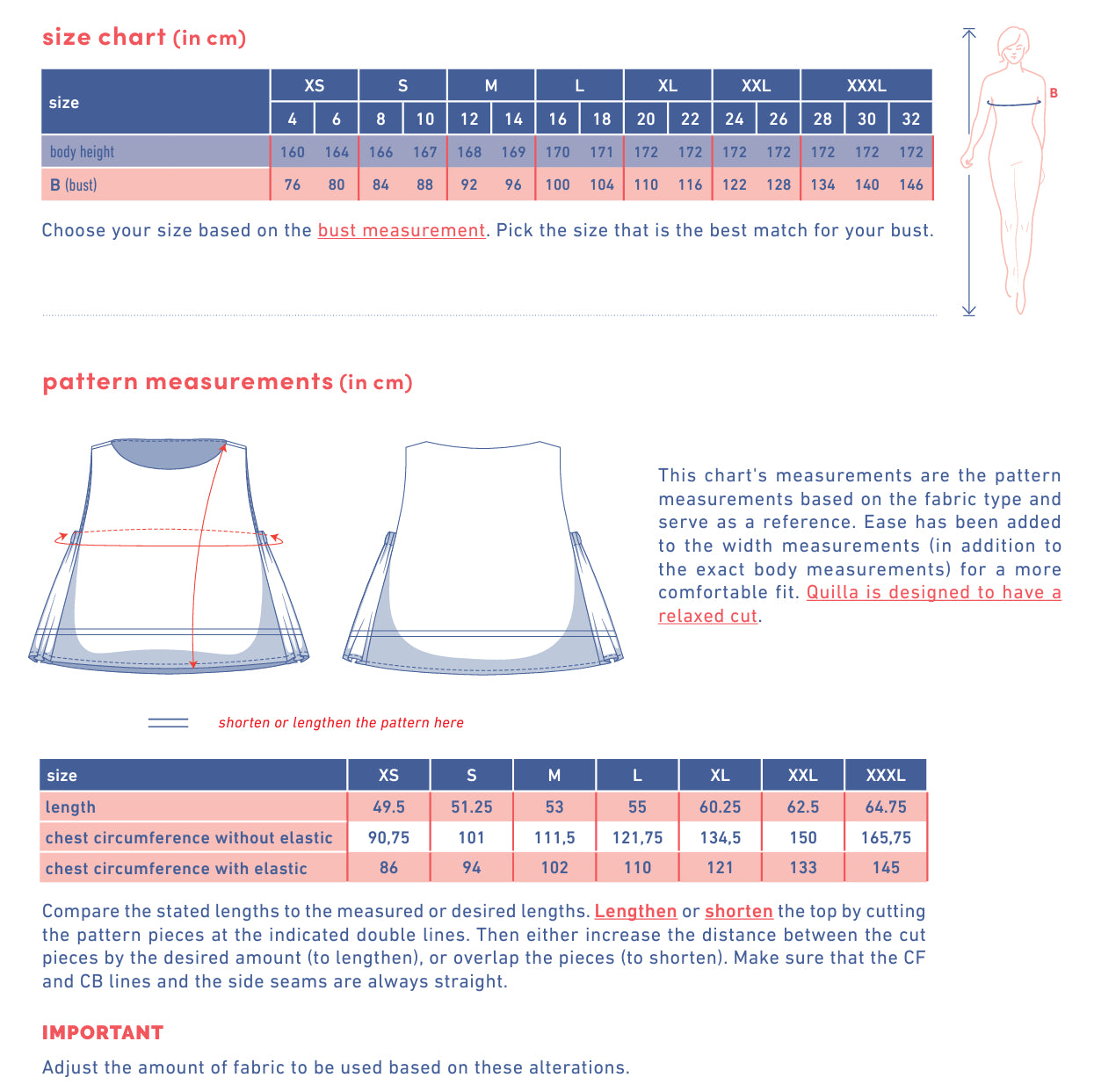 Fibre Mood - QUILLA Top Sewing Pattern