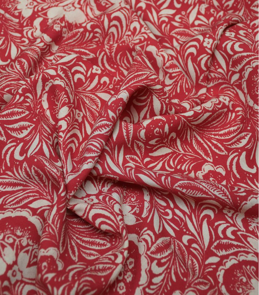 Cousette - Maarinsky in Brick Red Viscose Fabric
