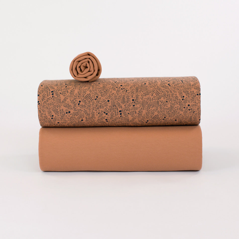 See You At Six - Copper Brown Plain French Terry