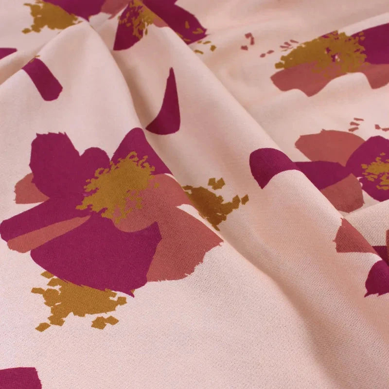 Églantine & Zoé - Anemone Nude Organic Cotton Brushed Sweat-shirting