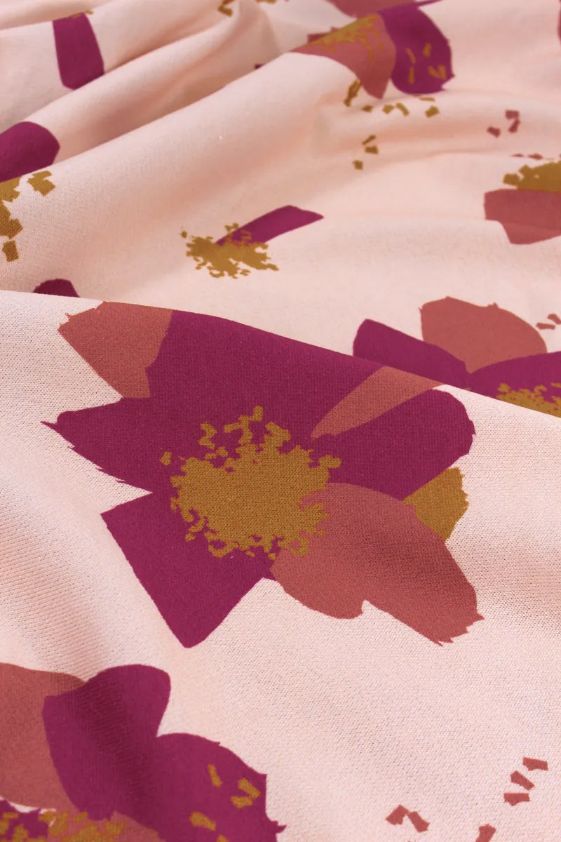 Églantine & Zoé - Anemone Nude Organic Cotton Brushed Sweat-shirting