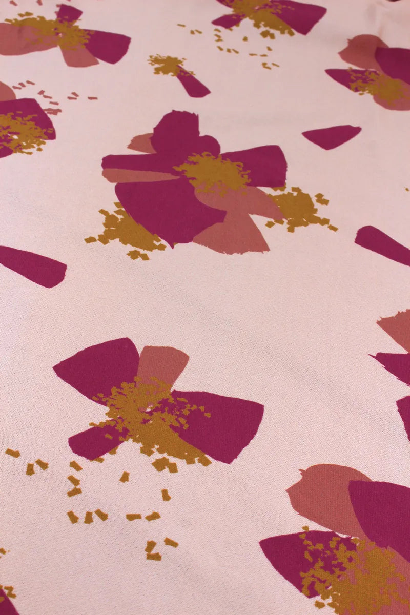 Églantine & Zoé - Anemone Nude Organic Cotton Brushed Sweat-shirting
