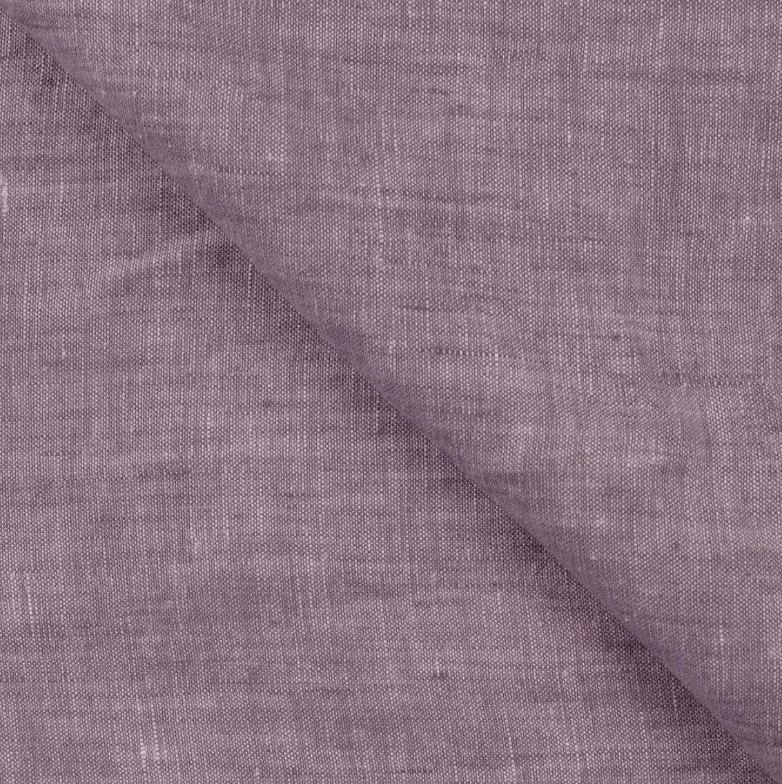 Yarn Dyed Pure Linen Fabric in Mauve