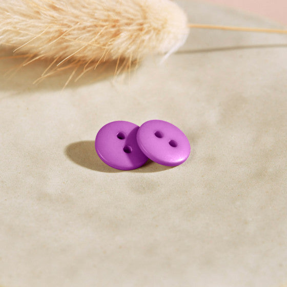 Atelier Brunette - Classic Matte Buttons - Bubble Gum 10mm