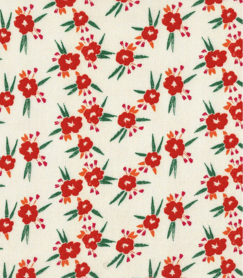 Cousette - Poppy Prairie Viscose Fabric