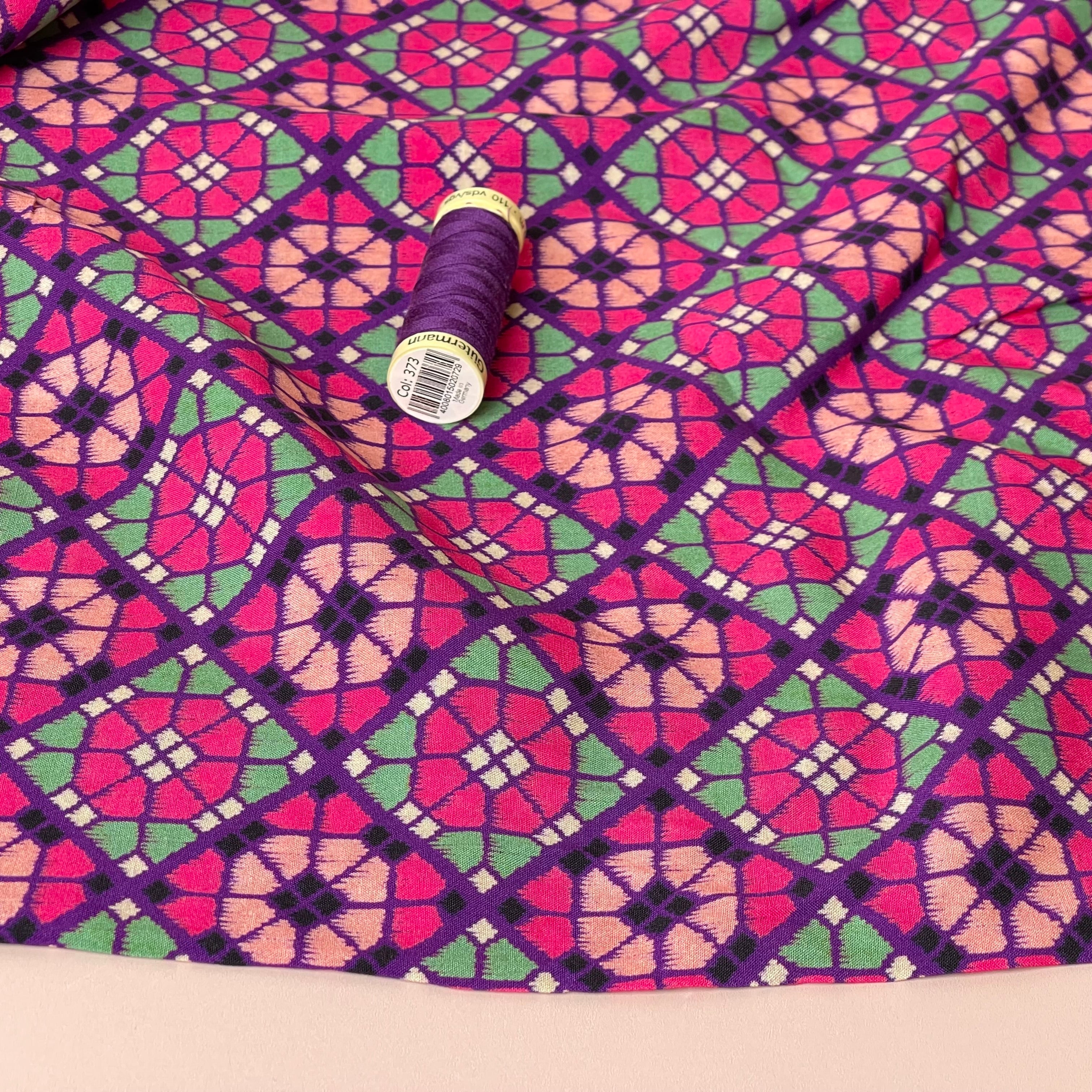 Kaleidoscope LENZING™ ECOVERO™ Viscose Fabric
