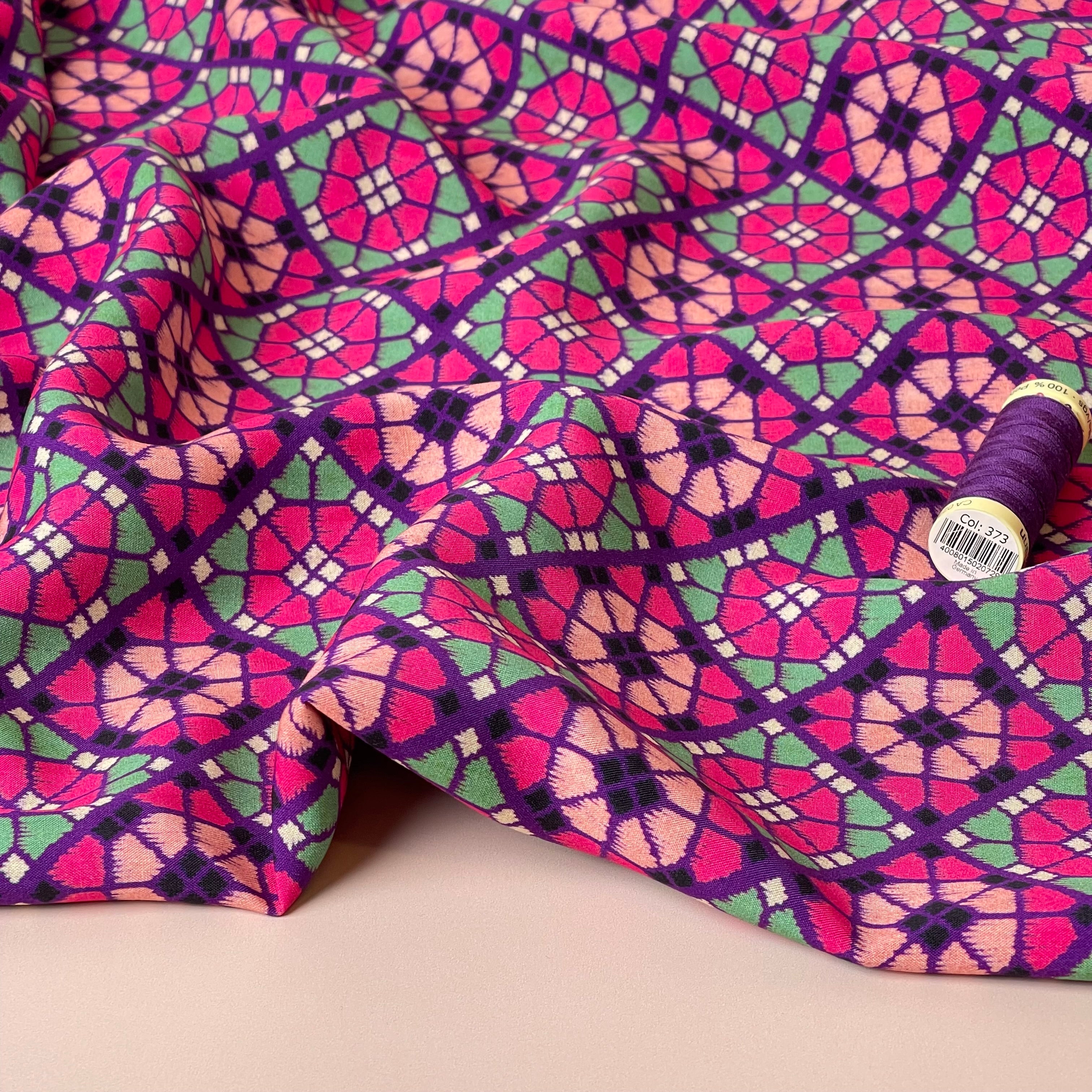 Kaleidoscope LENZING™ ECOVERO™ Viscose Fabric