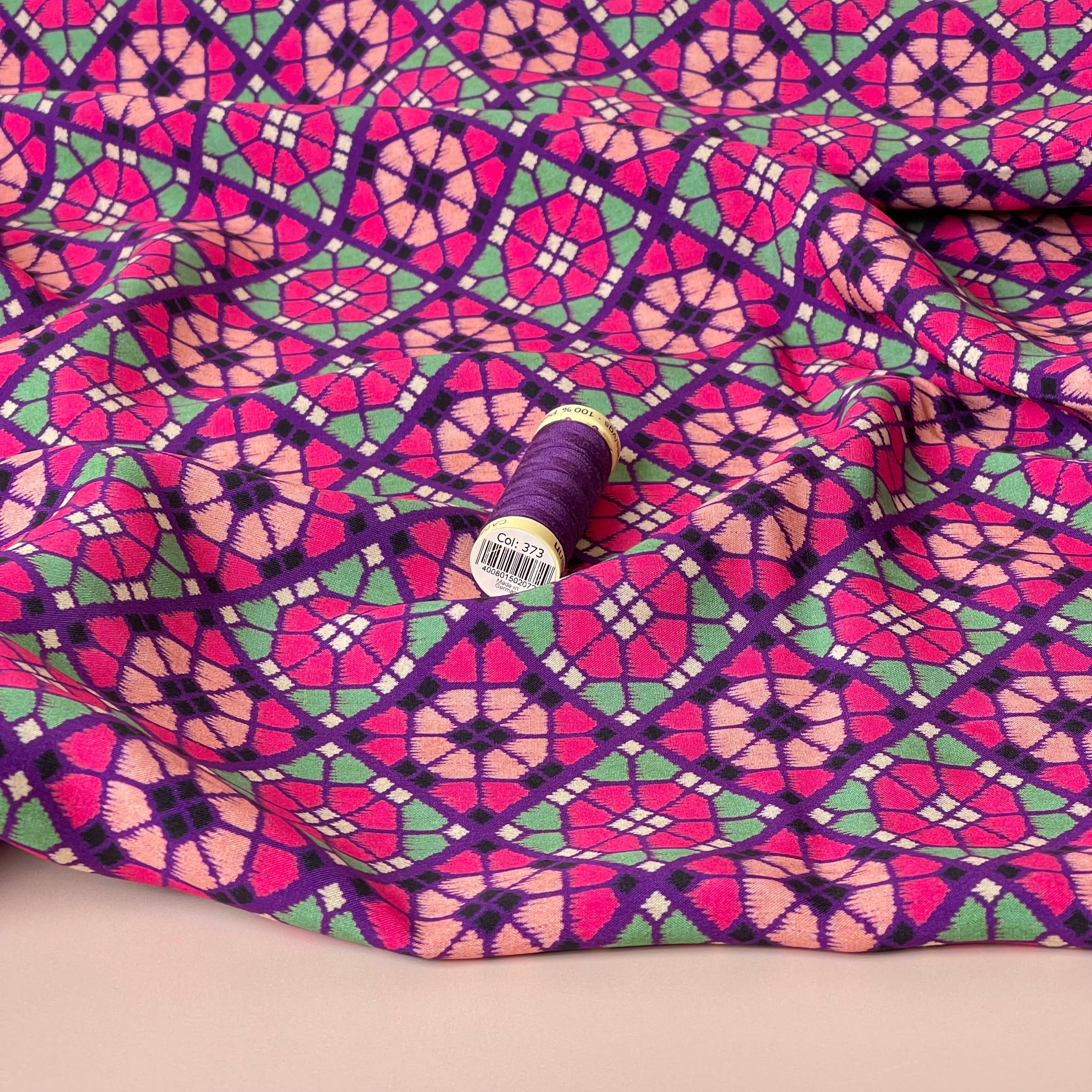 Kaleidoscope LENZING™ ECOVERO™ Viscose Fabric