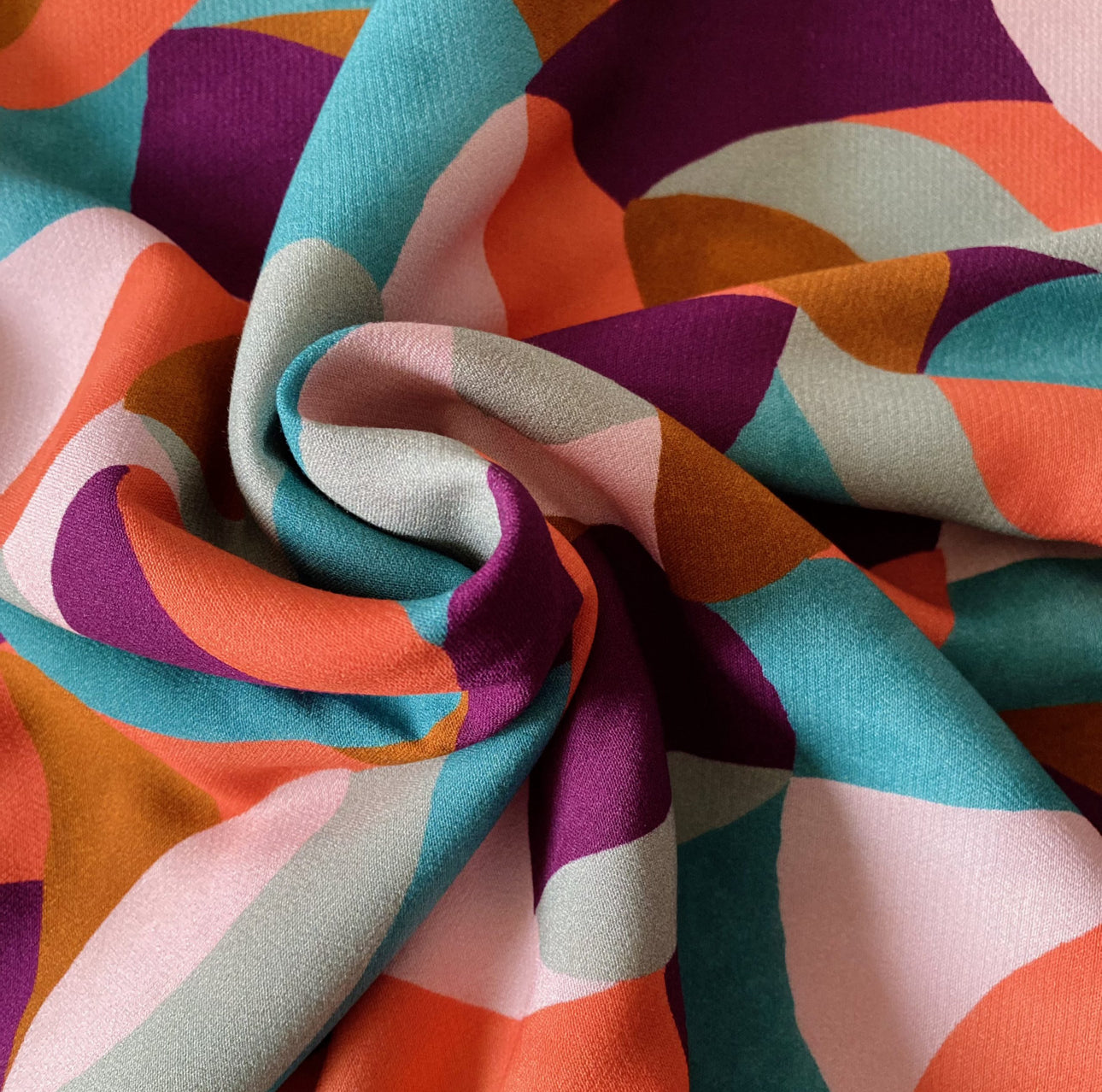 My Dress Made - Candy Pop Viscose Crepe Fabric