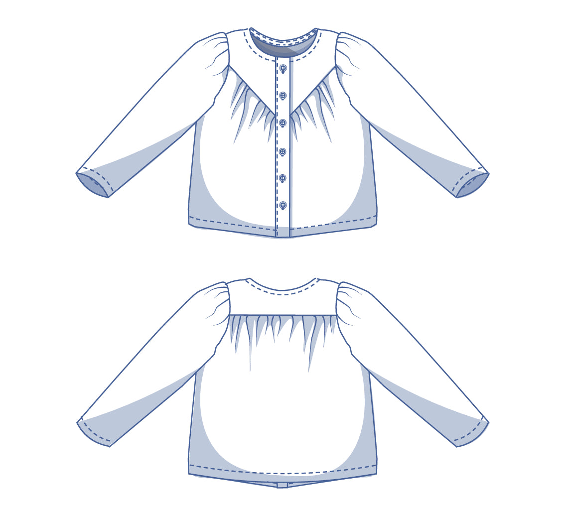 Fibre Mood - ERMINE Blouse Sewing Pattern