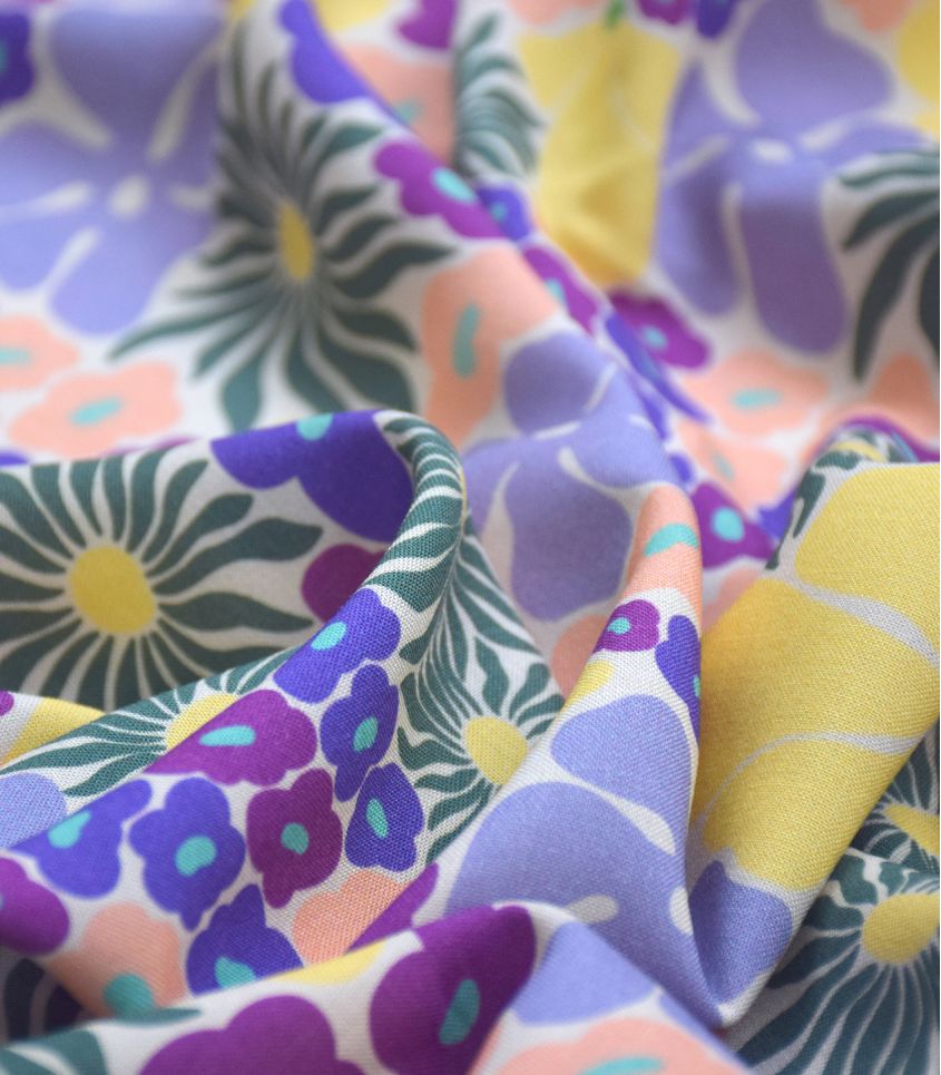 Cousette - Flower Power Viscose Fabric