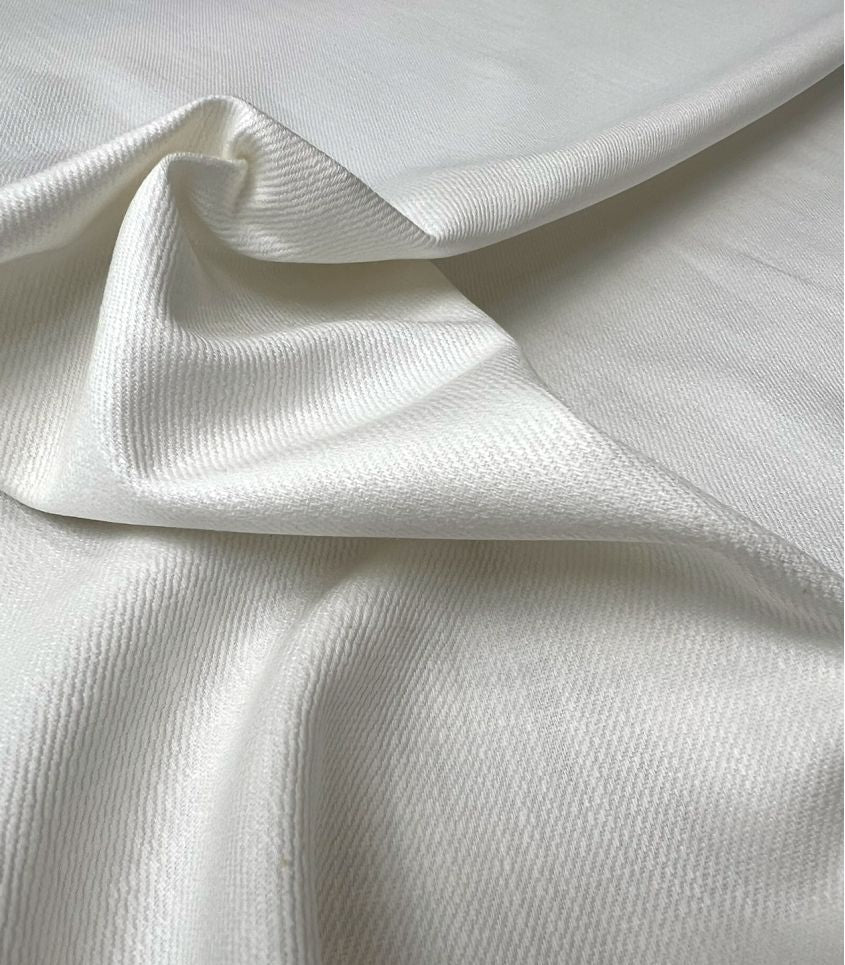 REMNANT 0.62 Metre - Cousette - Coconut Soft Cotton Denim