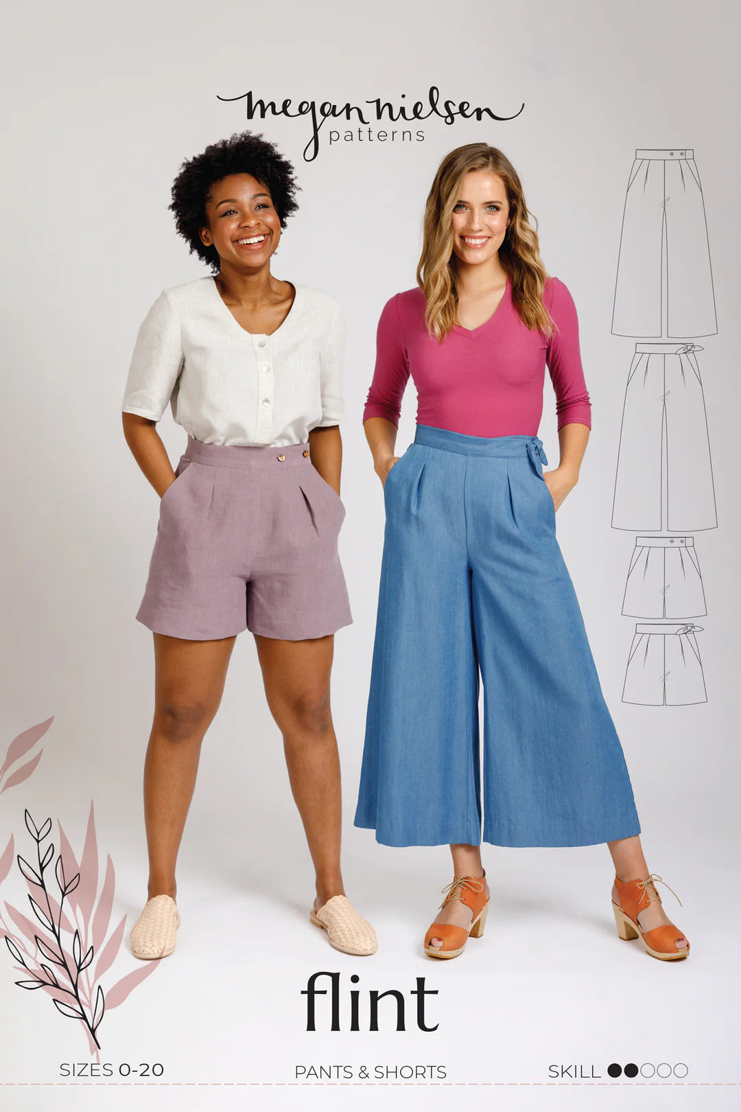 Megan Nielsen - Flint Pants and Shorts Sewing Pattern