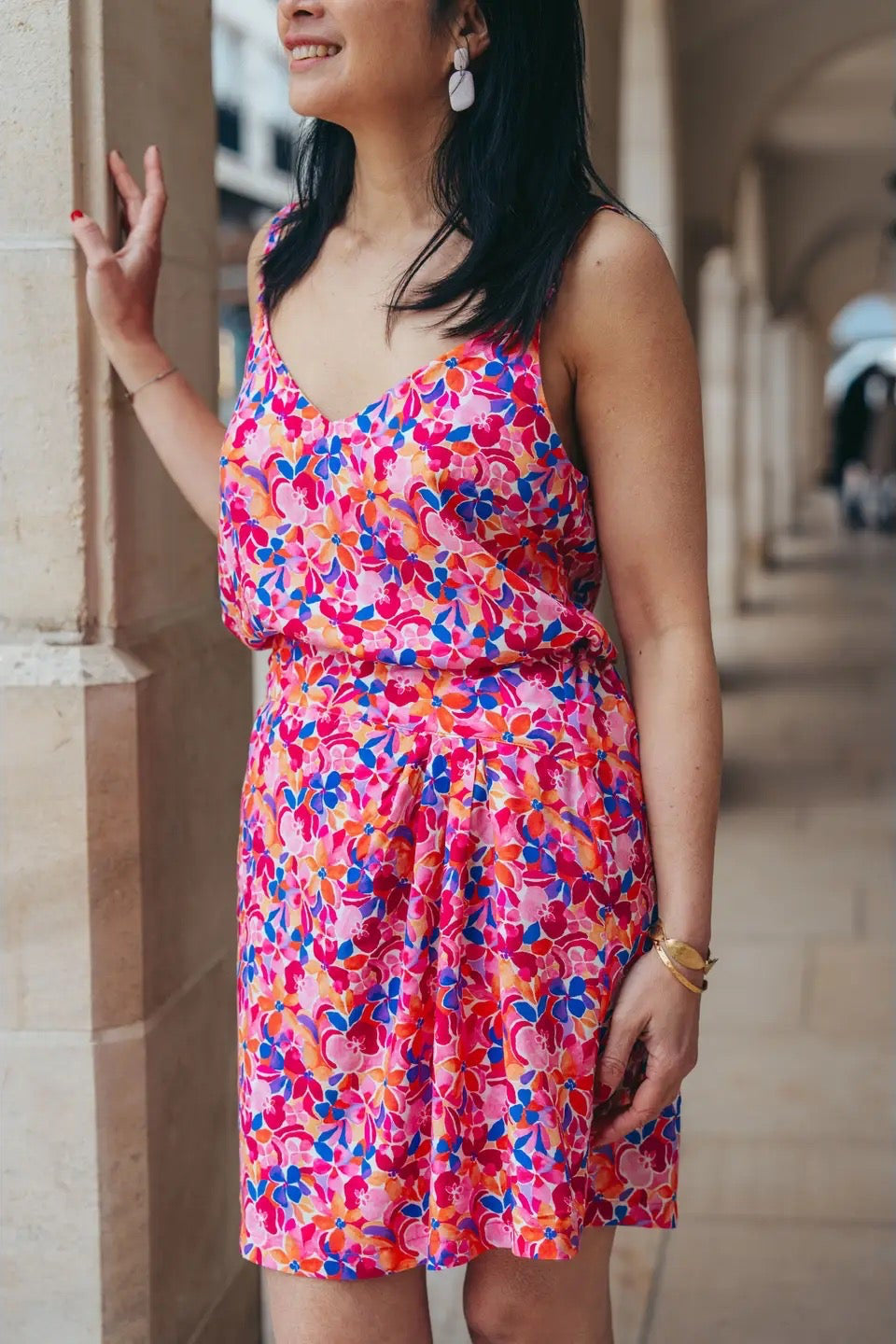 My Dress Made - Bloom Viscose Poplin Fabric