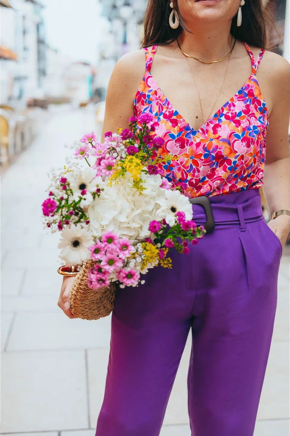 My Dress Made - Bloom Viscose Poplin Fabric