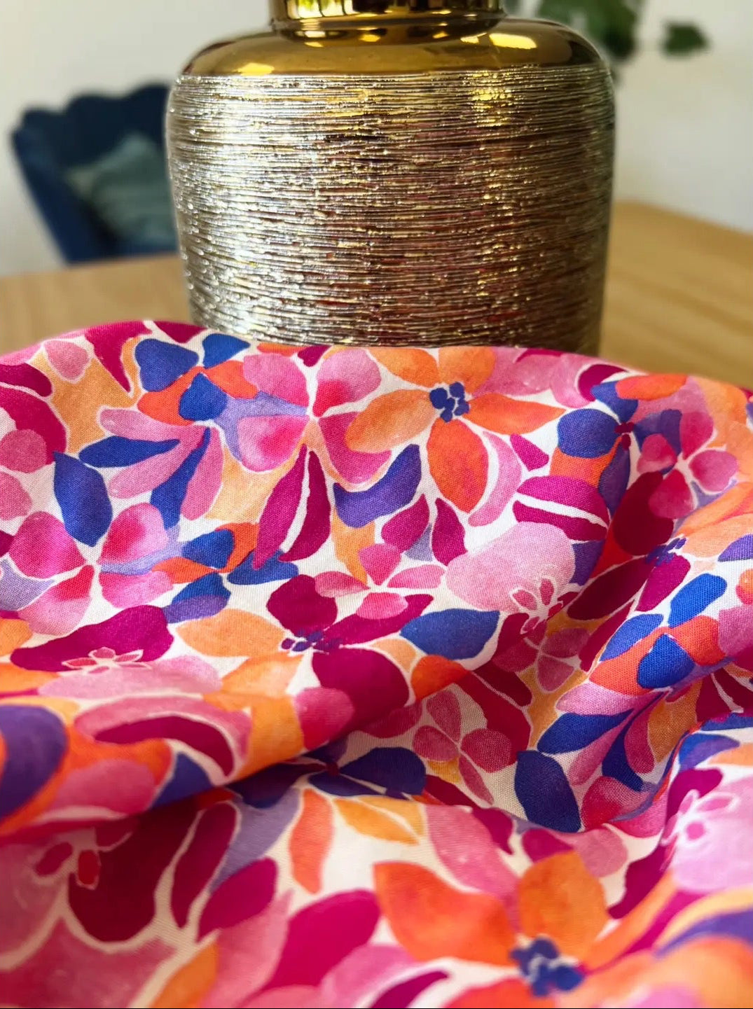 My Dress Made - Bloom Viscose Poplin Fabric