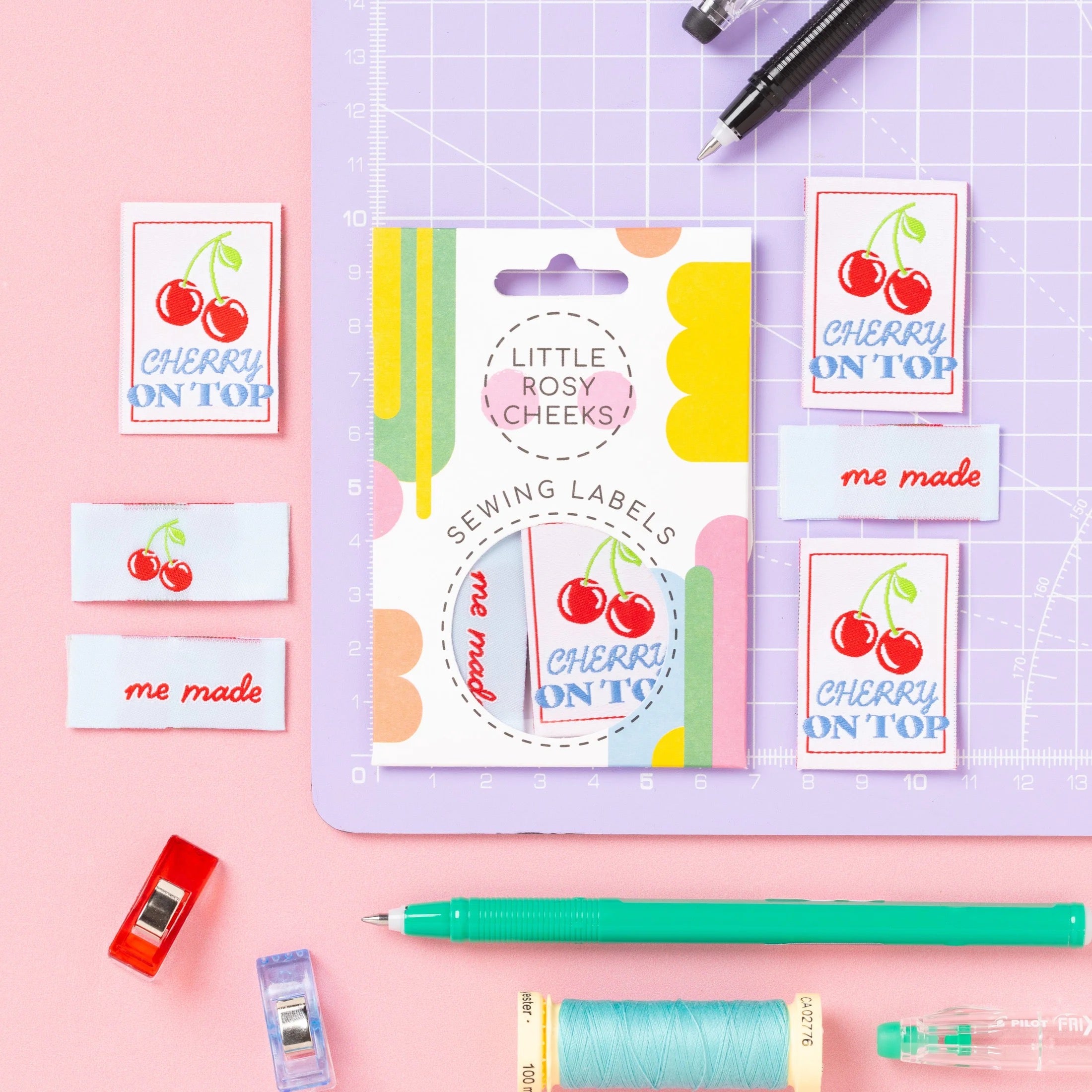 Little Rosy Cheeks - "Cherry On Top" Printed Labels