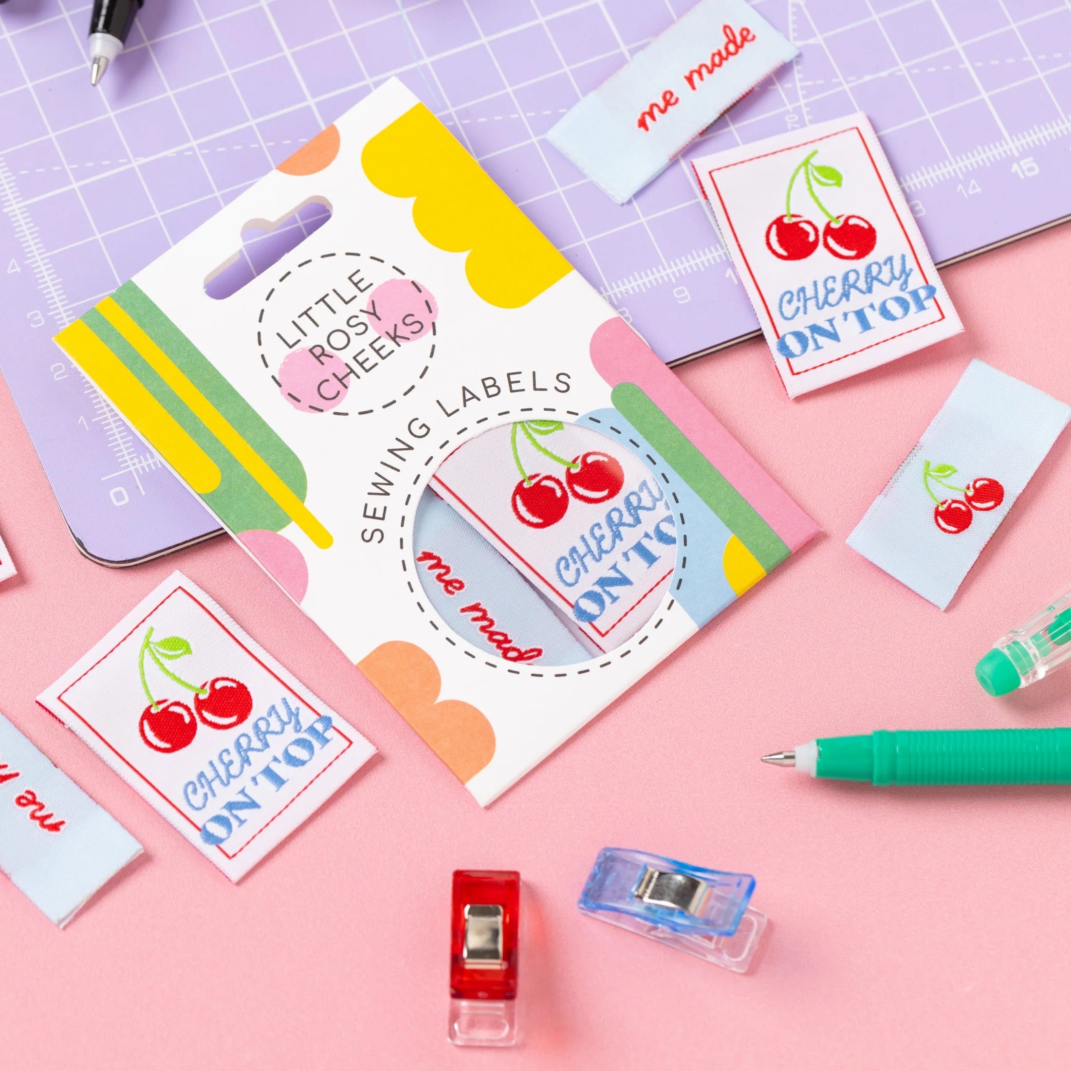 Little Rosy Cheeks - "Cherry On Top" Printed Labels