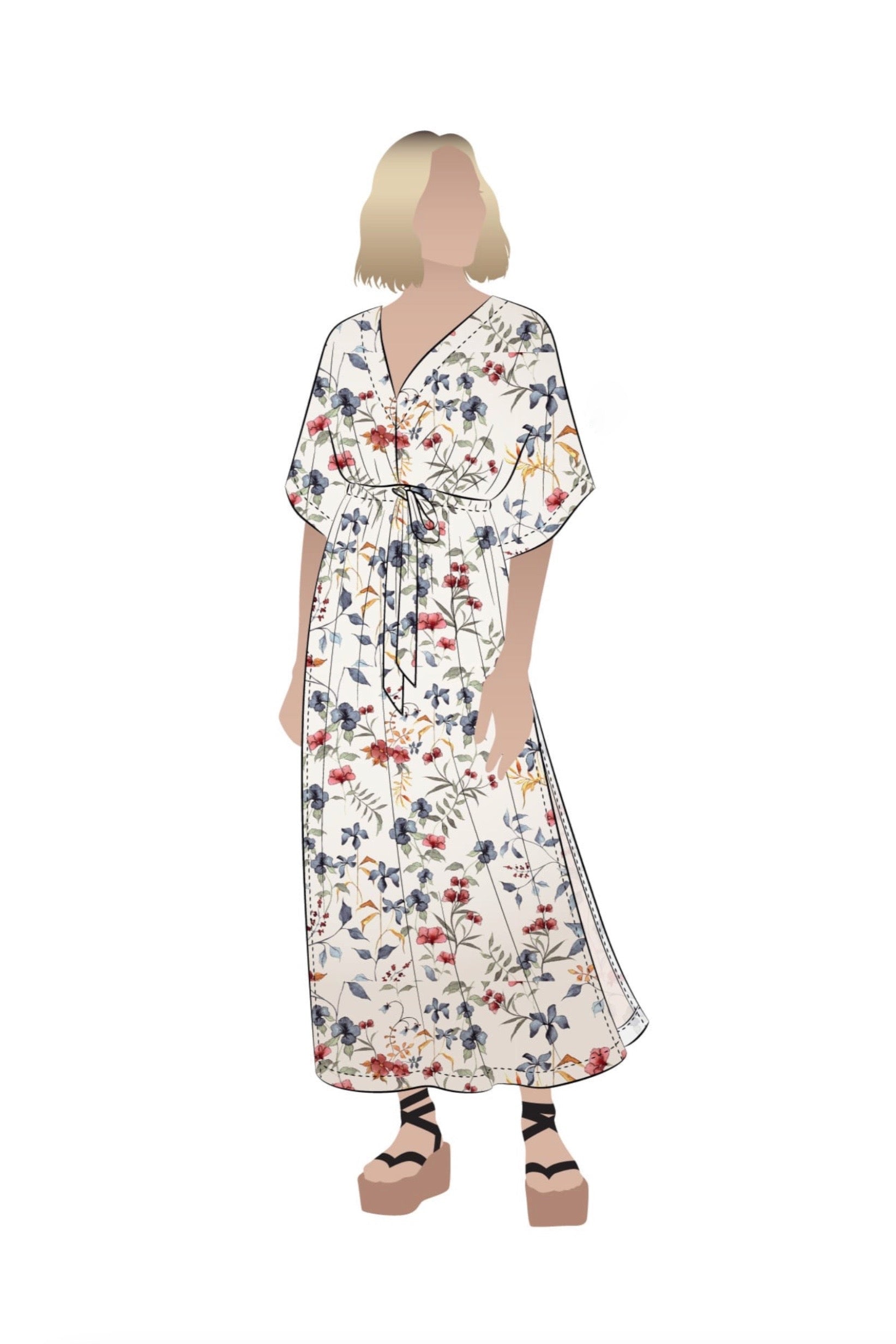 Style ARC - Summer Cover Up Dress (Sizes 4 - 16) Sewing Pattern
