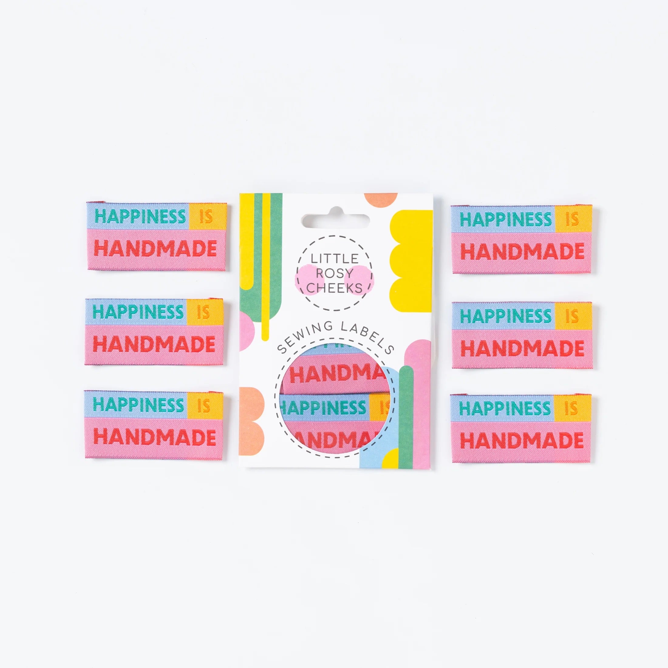 Little Rosy Cheeks - "Happiness Is Handmade" Printed Labels