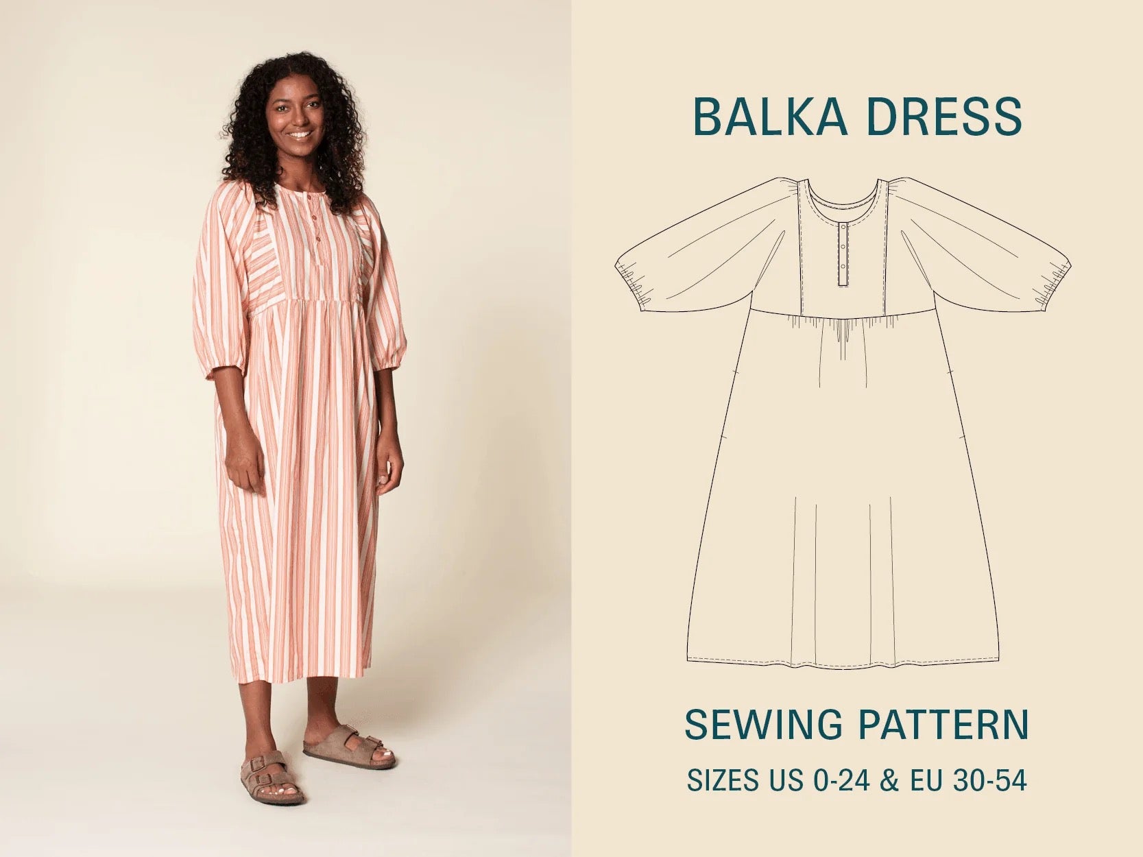 Wardrobe by Me -Balka Dress Sewing Pattern