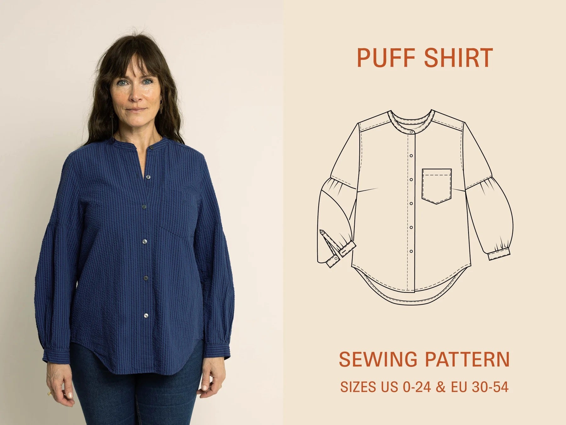 Wardrobe by Me - Puff Shirt Sewing Pattern