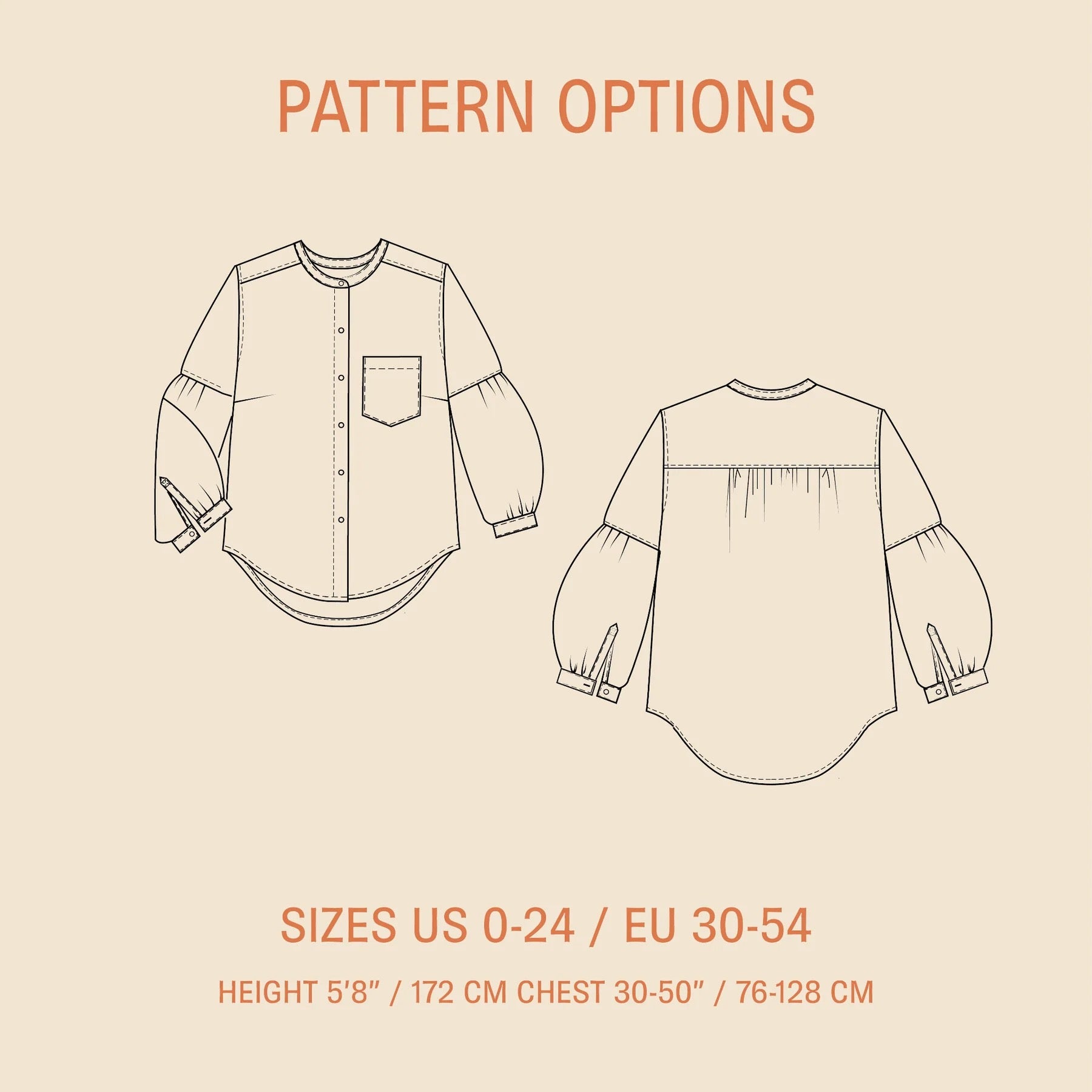 Wardrobe by Me - Puff Shirt Sewing Pattern