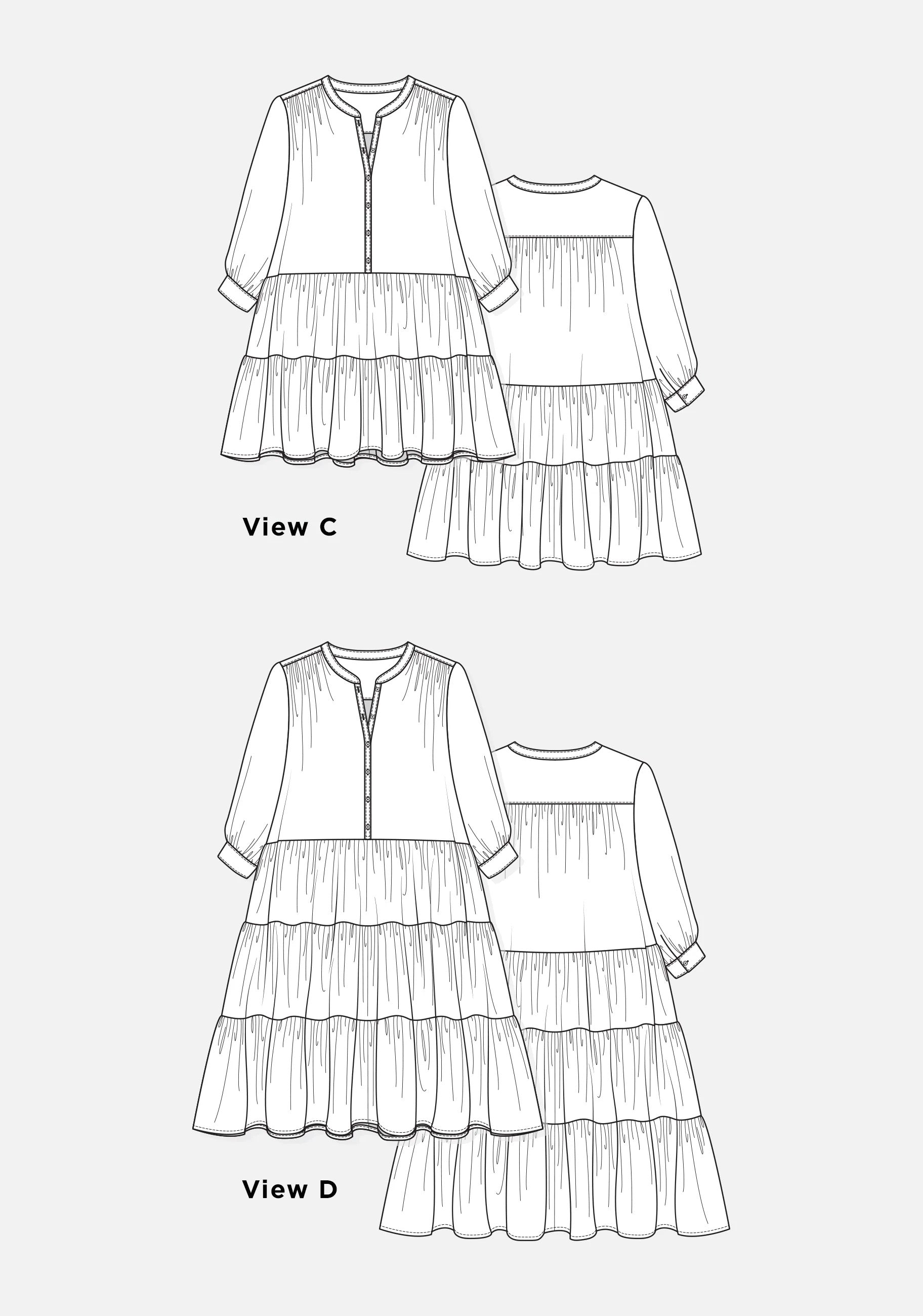 Grainline Studio Poppy Dress Sewing Pattern